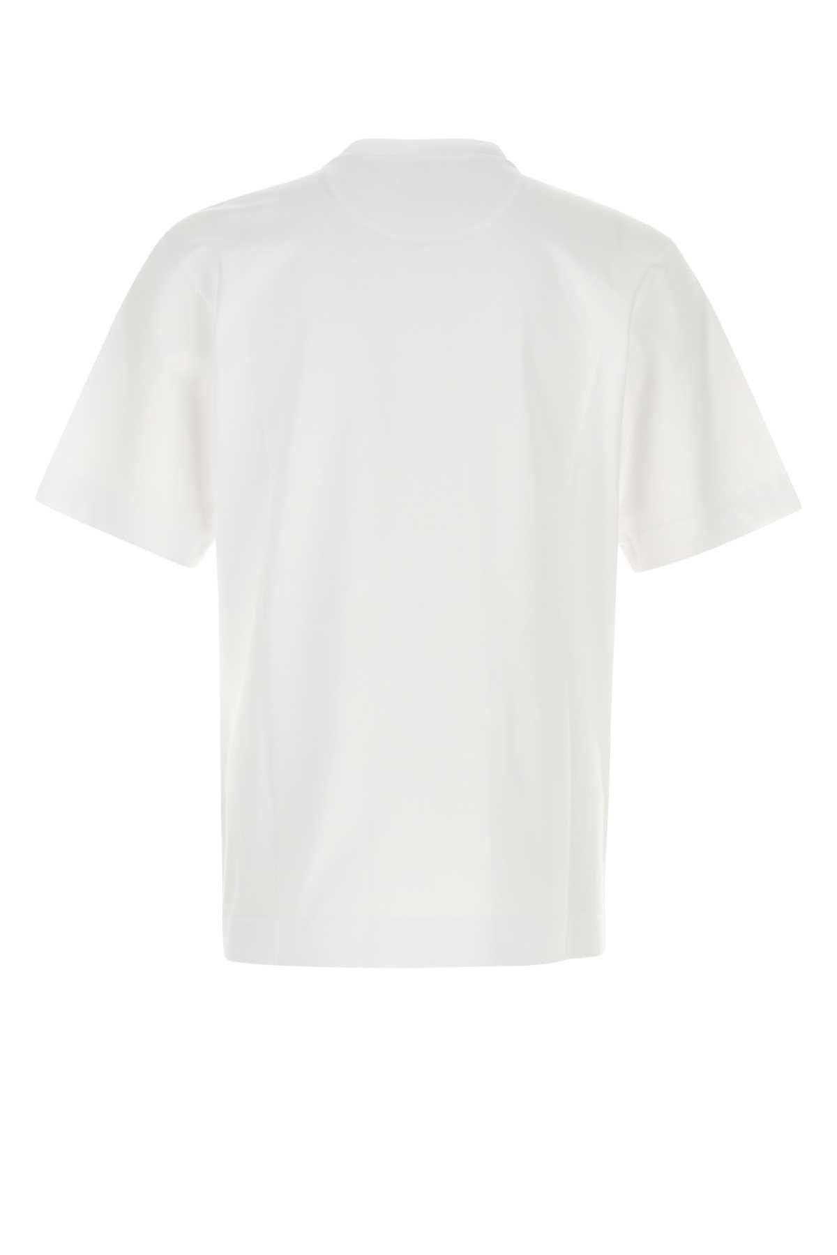 Fendi White Cotton T-Shirt | Grailed