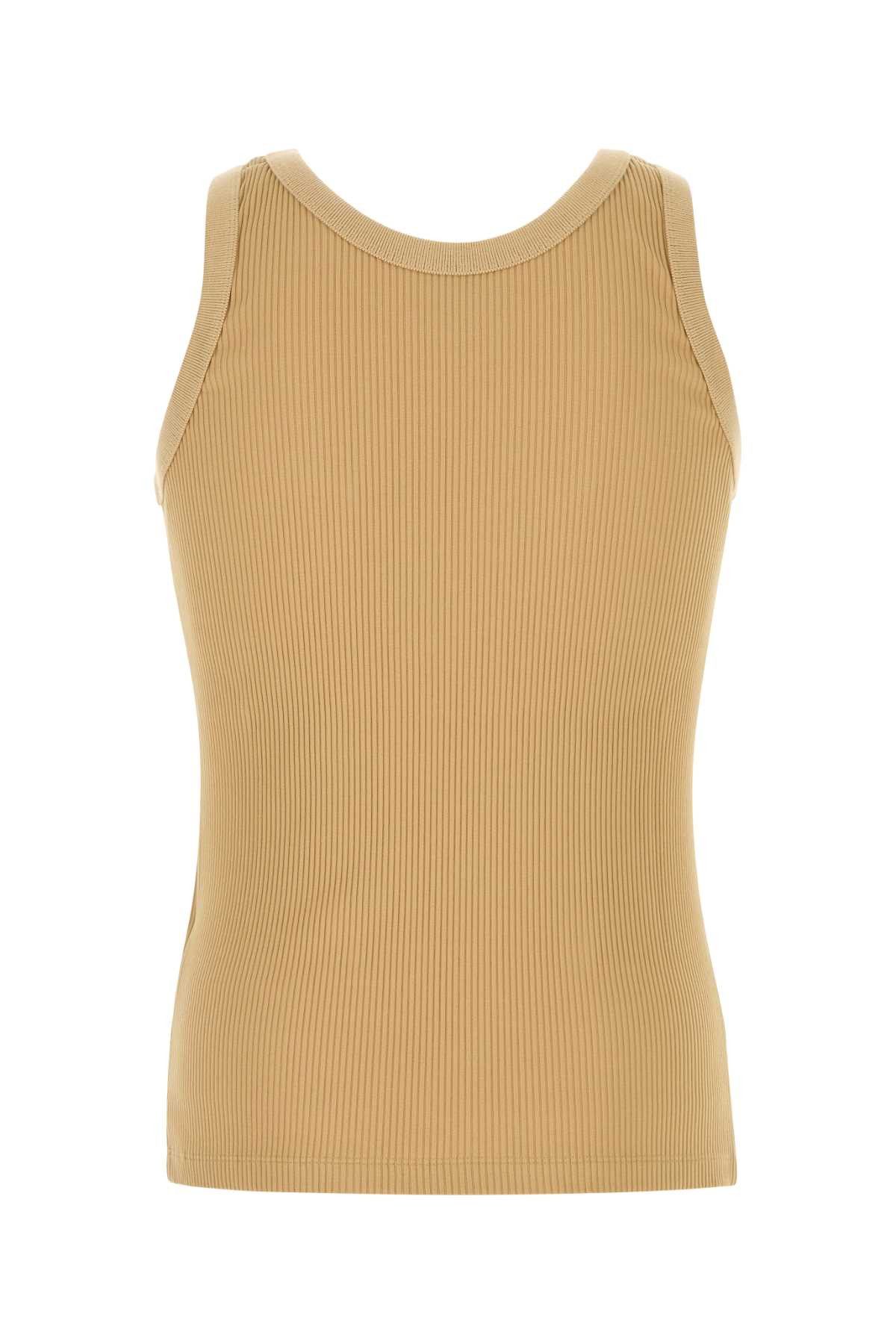 Fendi Camel Stretch Nylon Tank Top Size US M / EU 48-50 / 2 - 2 Thumbnail