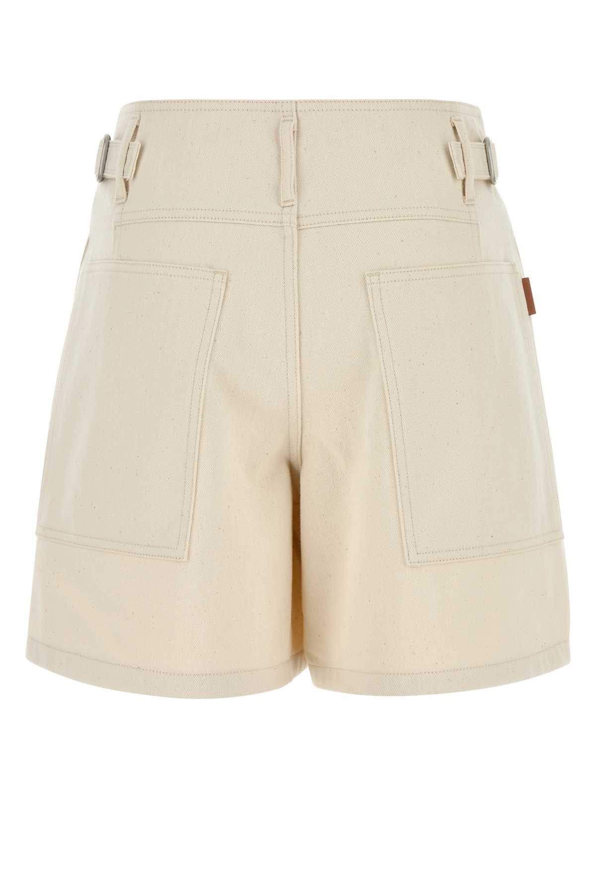 Jil Sander Sand Denim Bermuda Shorts Size 25" / US 0 / IT 36 - 2 Thumbnail