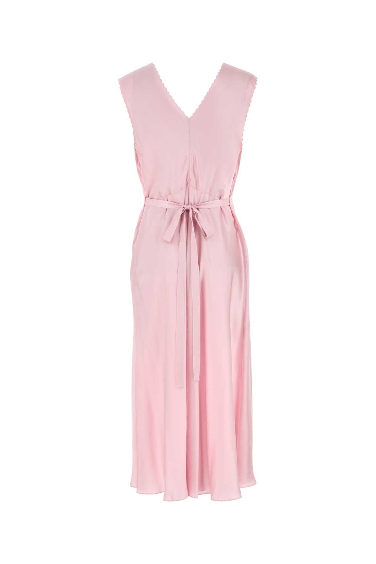 Prada Pink Satin Dress Size S / US 4 / IT 40 - 2 Thumbnail