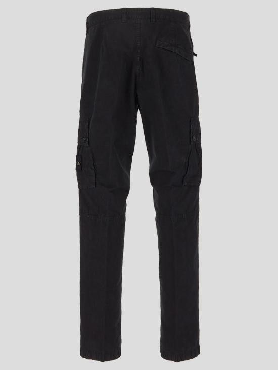 Stone Island STONE ISLAND Men Straight Pants 3100303 S00WAV0129 Black Size US 30 / EU 46 - 2 Thumbnail