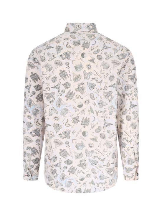 Paul Smith PAUL SMITH Men Long Tops 901U P02672 40 White Size US L / EU 52-54 / 3 - 2 Thumbnail