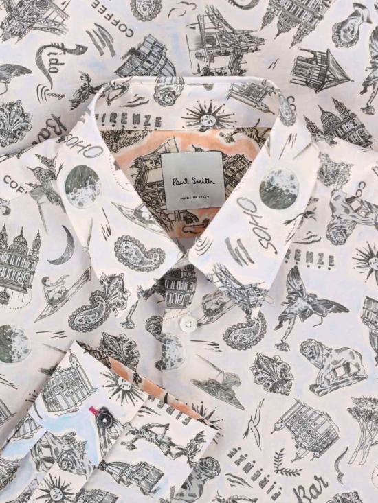 Paul Smith PAUL SMITH Men Long Tops 901U P02672 40 White Size US S / EU 44-46 / 1 - 3 Thumbnail