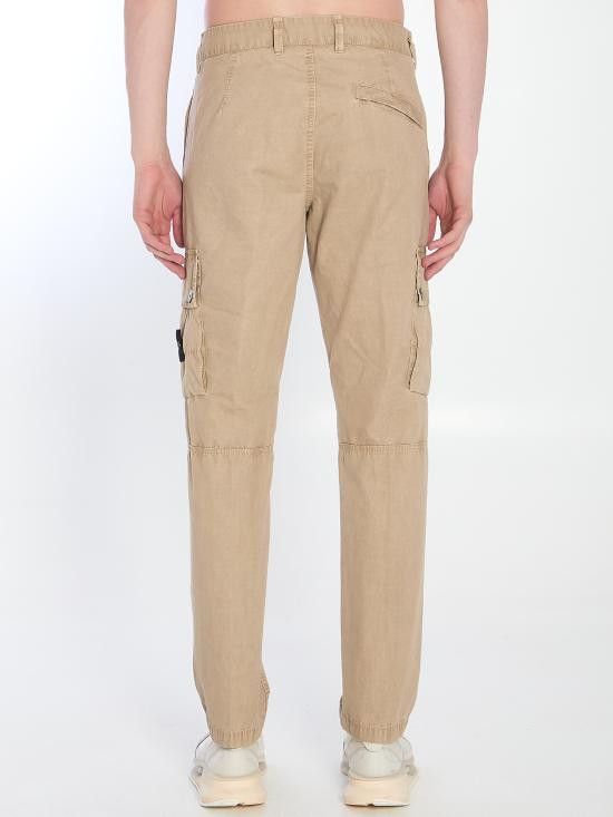 Stone Island STONE ISLAND Men Straight Pants K1S153100303 BEIGE Size US 36 / EU 52 - 4 Thumbnail