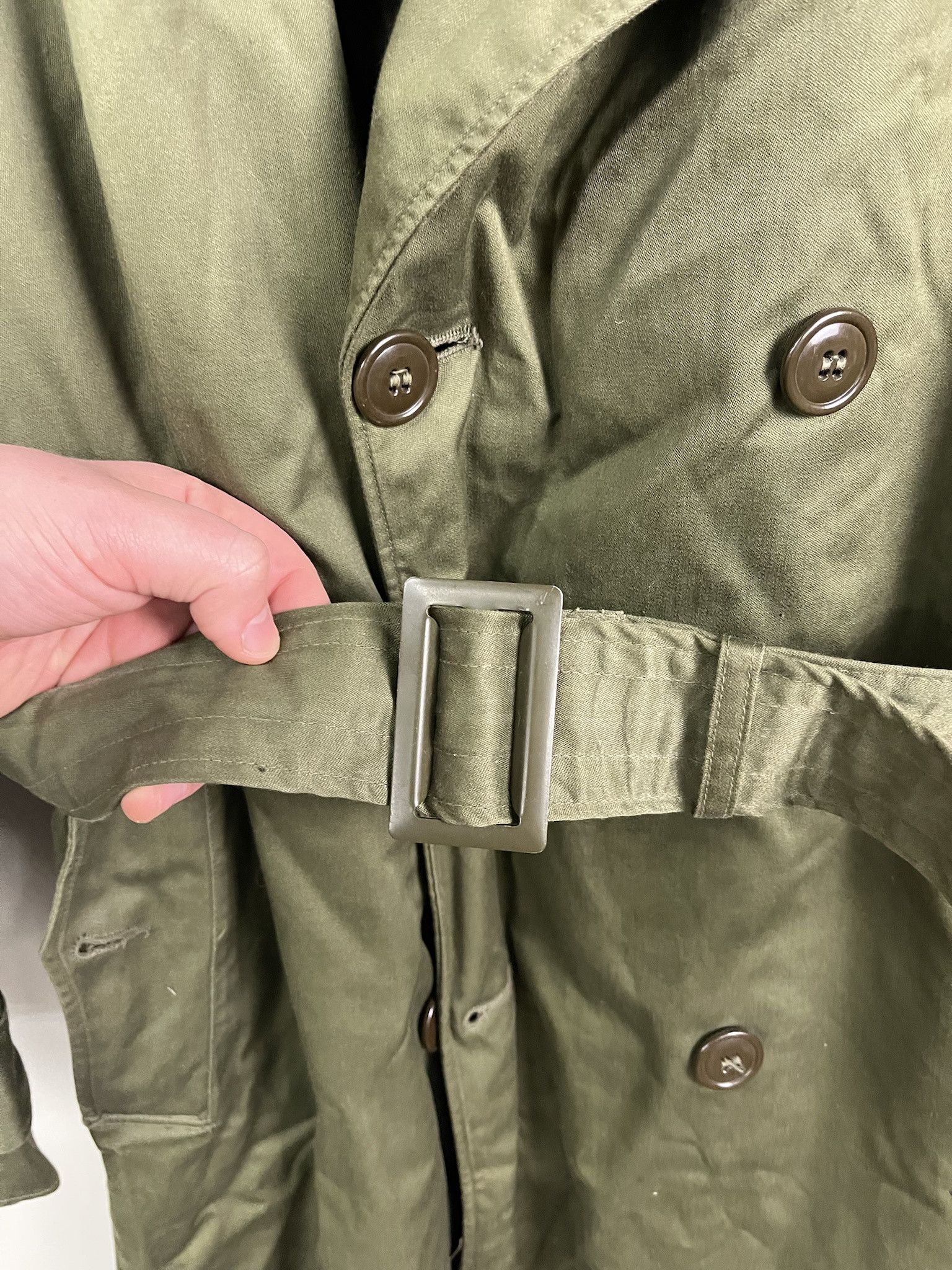 Vintage Vintage Military Belted Long Coat Size M Size US M / EU 48-50 / 2 - 4 Thumbnail