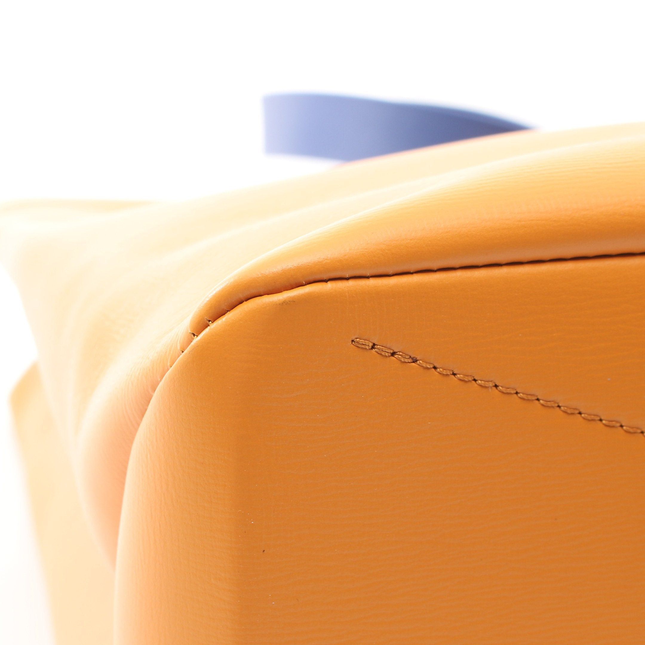 Louis Vuitton Louis Vuitton Shopper Tote Mm Saffron Handbag Bag Leather Orange Size ONE SIZE - 9 Thumbnail