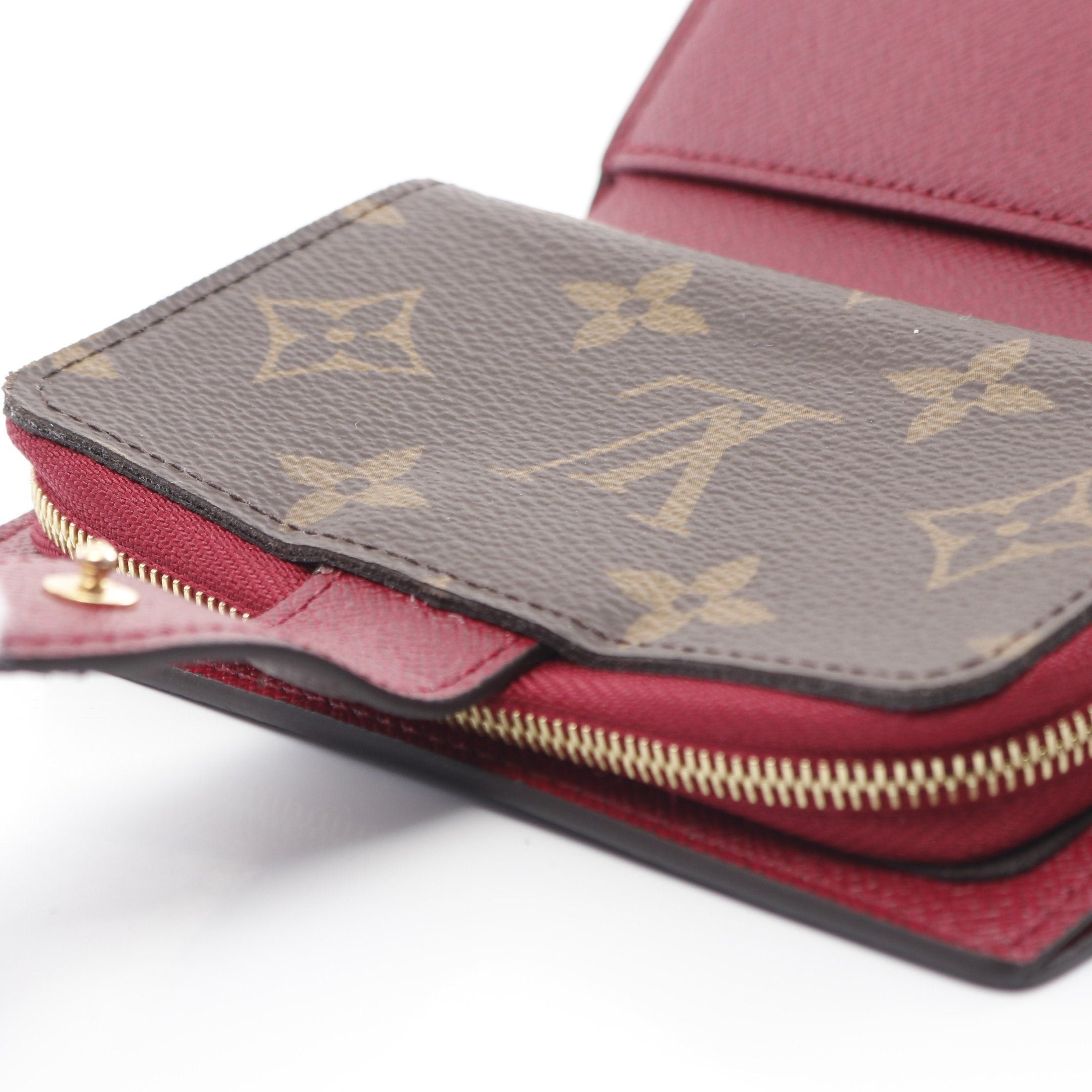 Louis Vuitton Louis Vuitton Portefeuil Juliet Monogram Fuchsia Bi-Fold Wallet Leather Brown Pink Purple Size ONE SIZE - 5 Thumbnail