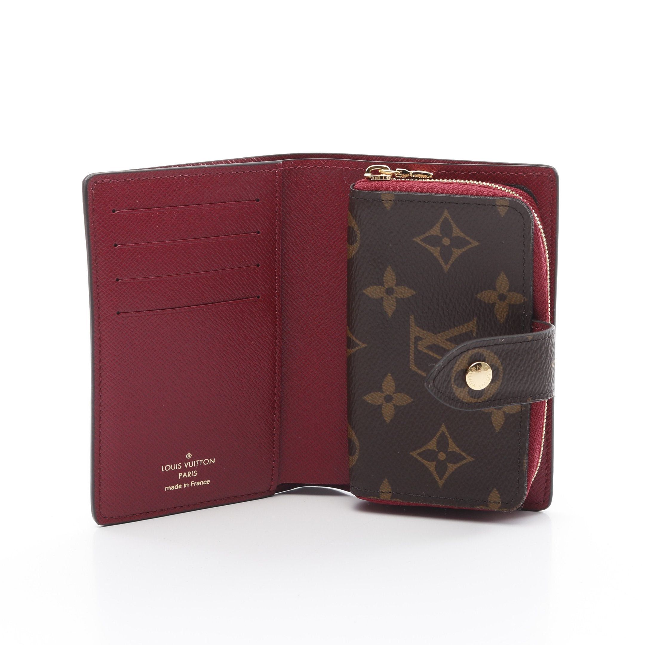 Louis Vuitton Louis Vuitton Portefeuil Juliet Monogram Fuchsia Bi-Fold Wallet Leather Brown Pink Purple Size ONE SIZE - 3 Thumbnail