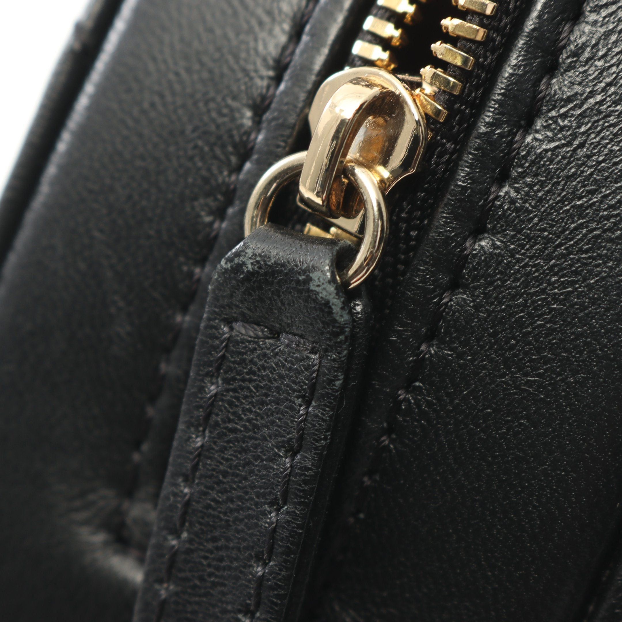 Chanel Chanel Heart Chain Clutch Bag Matelasse Shoulder Lambskin Black Gold Hardware Size ONE SIZE - 11 Thumbnail