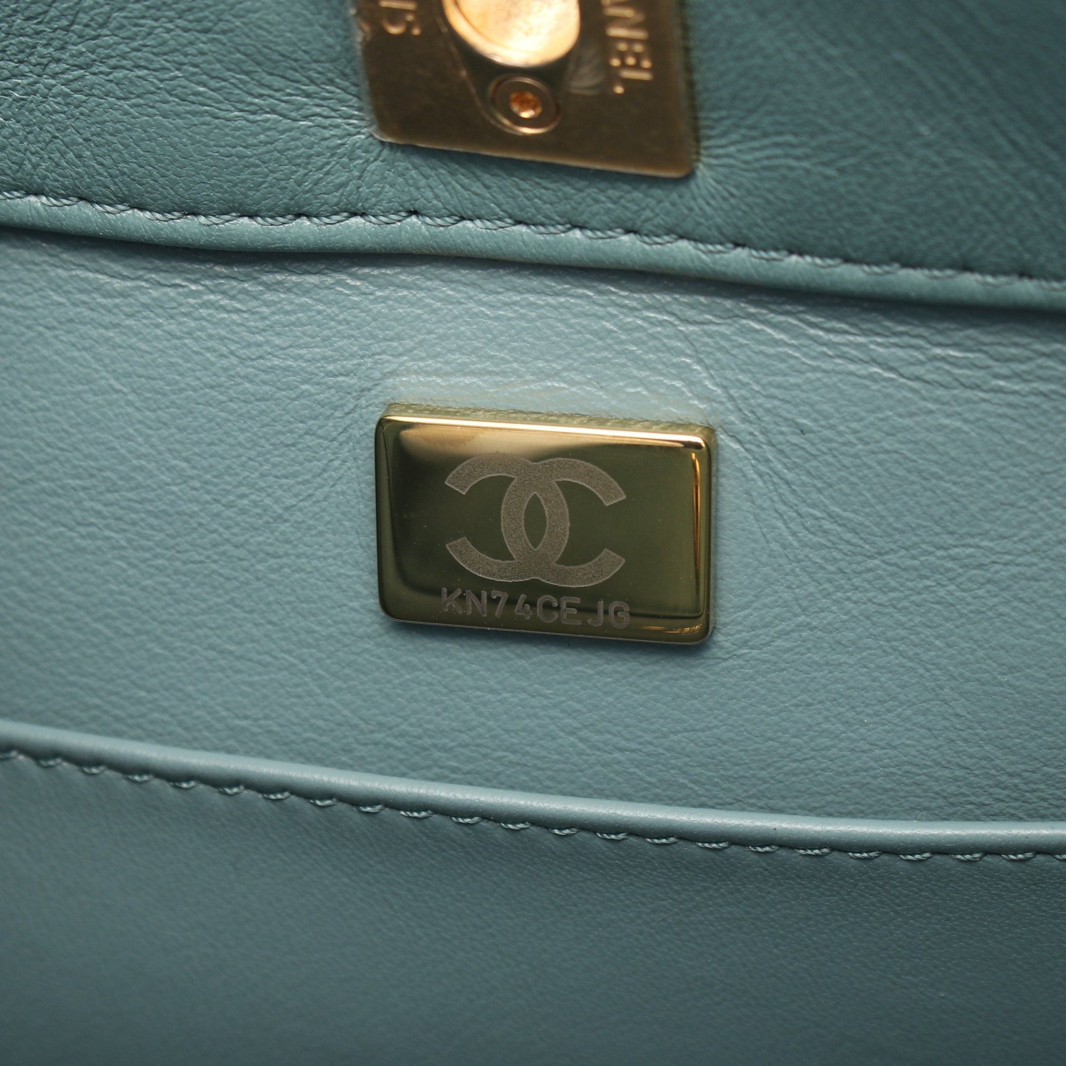 Chanel Chanel Matelasse Small Hobo Bag Chain Shoulder Leather Blue Green Gold Hardware Size ONE SIZE - 5 Thumbnail