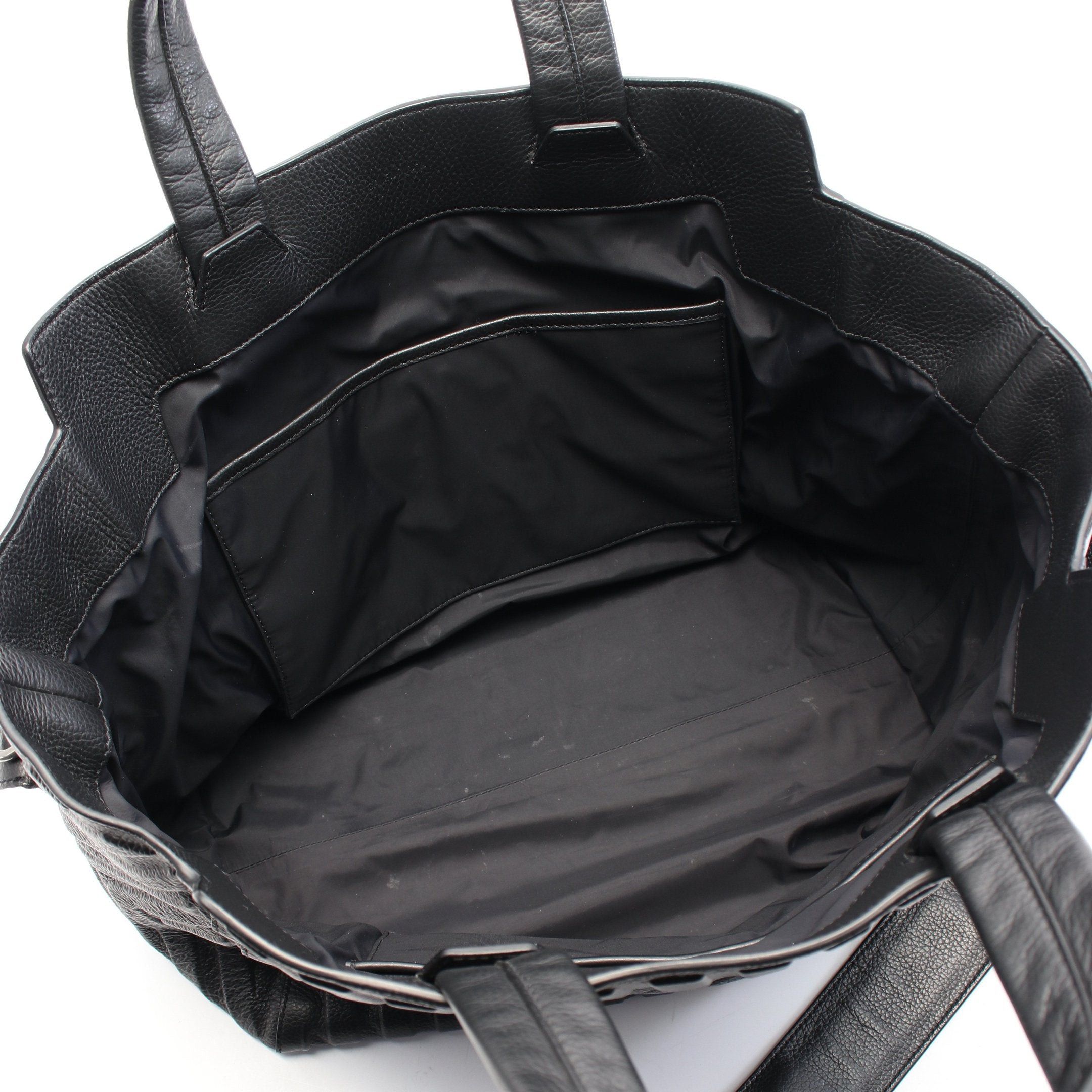 Balenciaga Balenciaga Car East-West Handbag Tote Bag Leather Black Size ONE SIZE - 3 Thumbnail