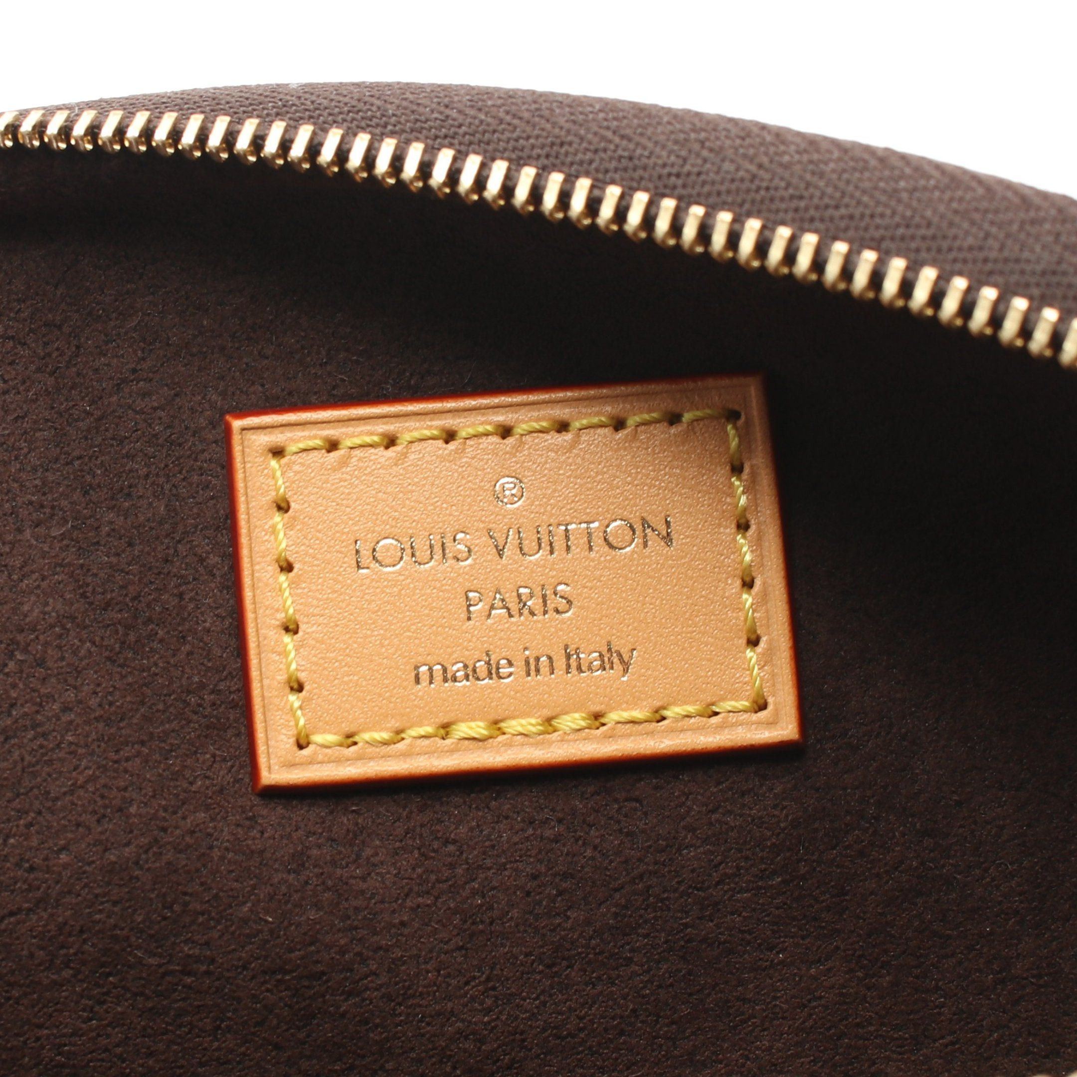 Louis Vuitton Louis Vuitton Mini Bum Bag Monogram Chain Handbag Leather Brown Size ONE SIZE - 4 Thumbnail