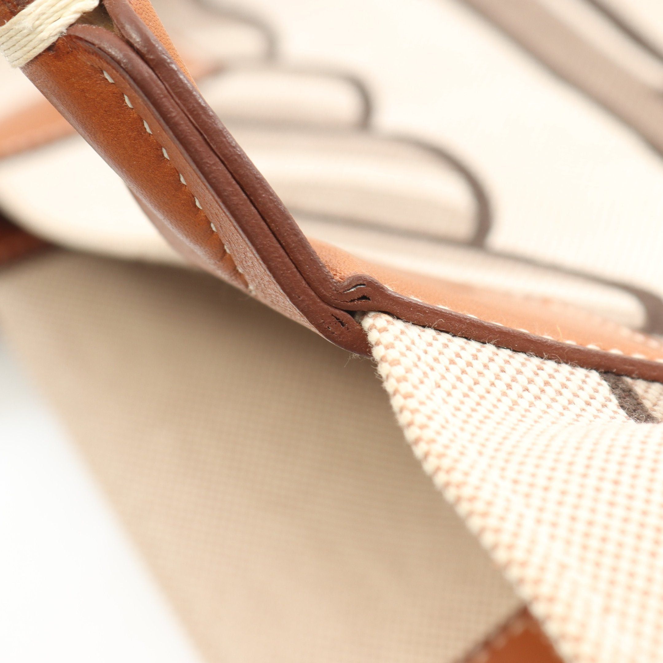Hermes Hermes Steeple Large Handbag Tote Bag Toile Ash Straw Veau Barenia Beige Multicolor Stamp Size ONE SIZE - 11 Thumbnail