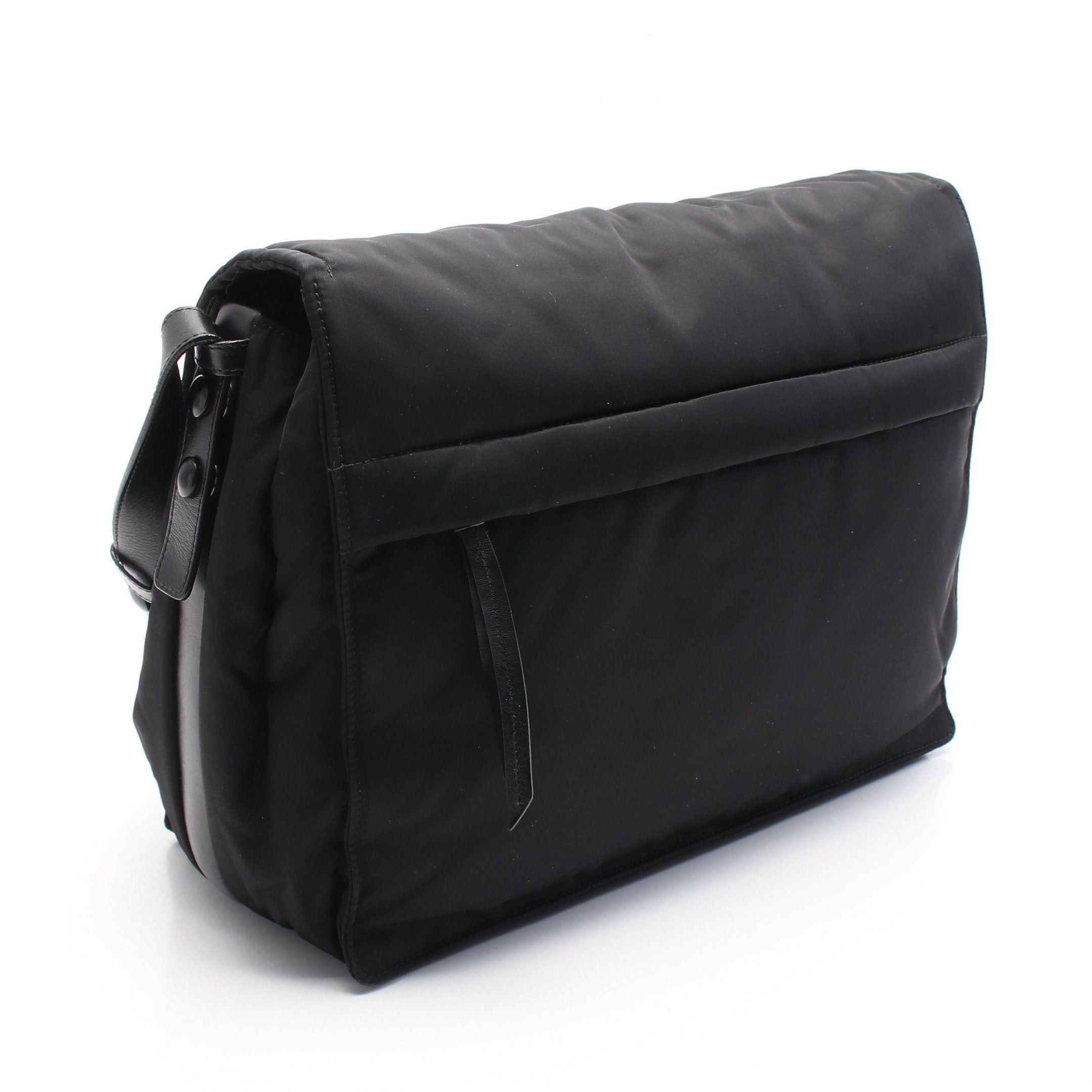 Prada Prada Re-Nylon Large Padet Shoulder Bag Nylon Leather Black Size ONE SIZE - 2 Thumbnail