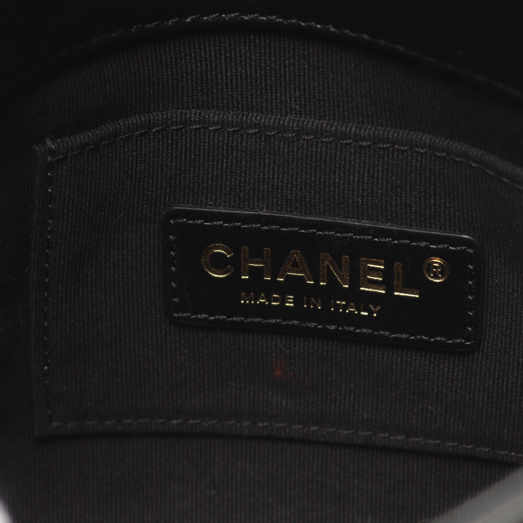 Chanel Chanel Mini Matelasse Chain Shoulder Bag Leather Black Combination Metal Fittings Size ONE SIZE - 4 Thumbnail