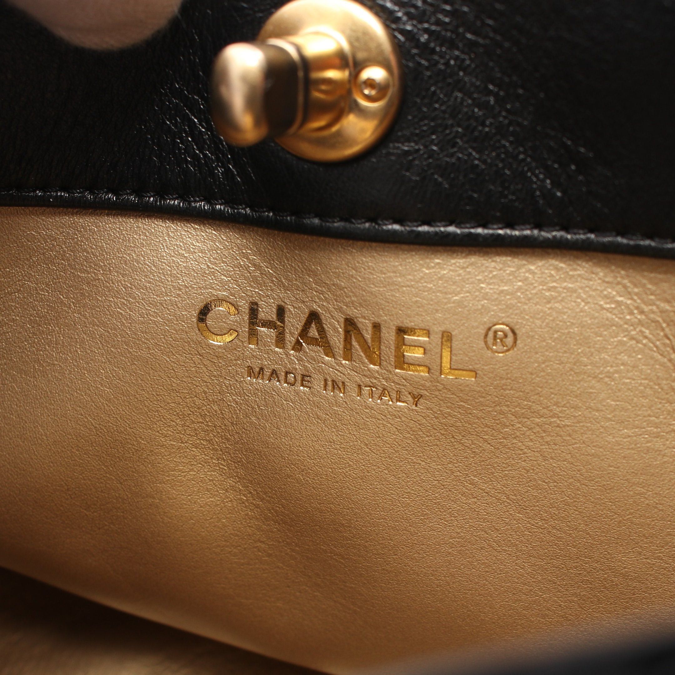 Chanel Chanel Matelasse Small Hobo Bag Chain Shoulder Lambskin Black Gold Hardware Size ONE SIZE - 4 Thumbnail