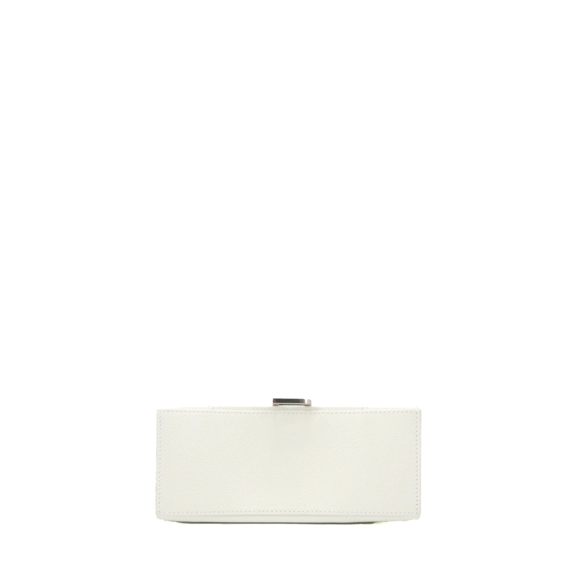 Balenciaga BALENCIAGA - Hourglass Balenciaga Small Size shoulder bag in white grained leather Size ONE SIZE - 4 Thumbnail