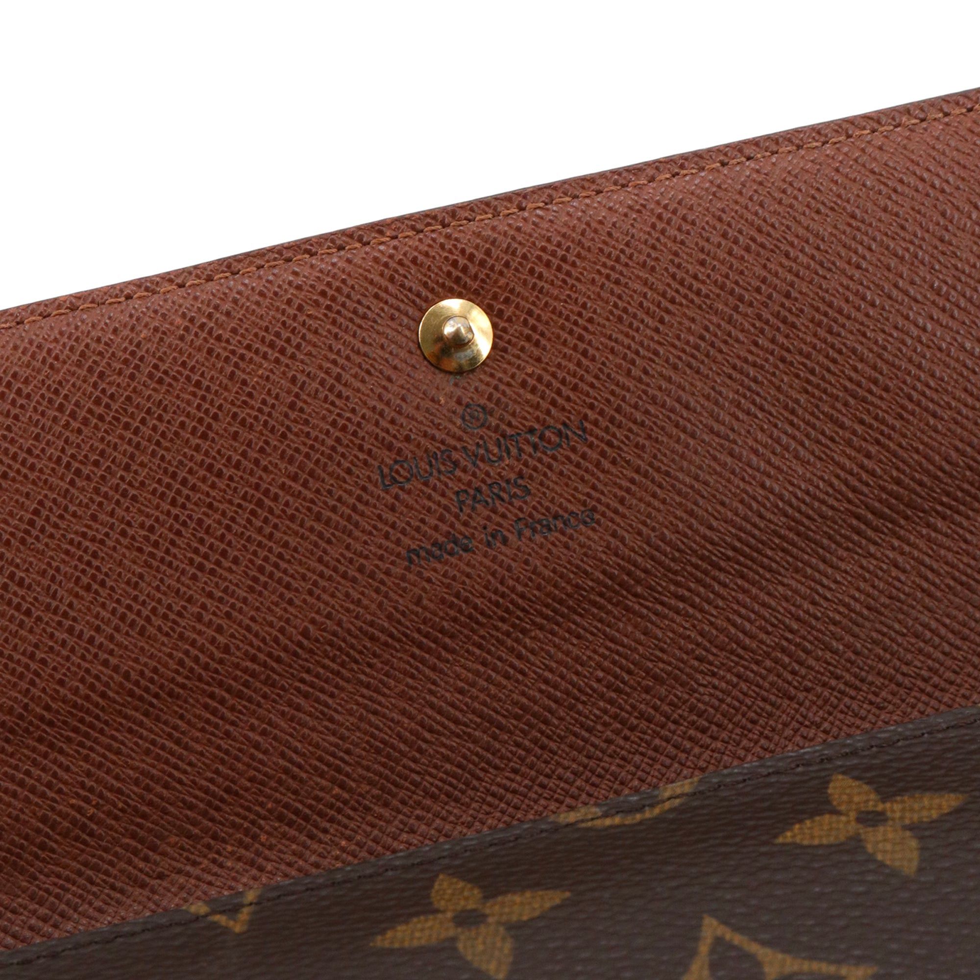 Louis Vuitton LOUIS VUITTON - Louis Vuitton Trésor wallet in monogram canvas Size ONE SIZE - 7 Thumbnail