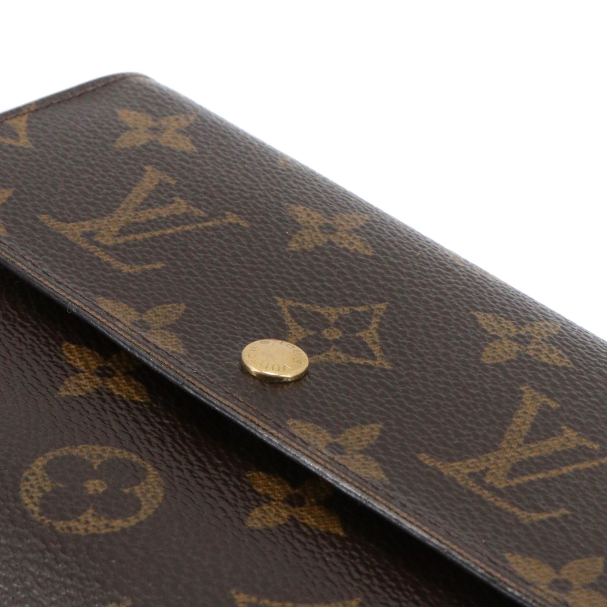 Louis Vuitton LOUIS VUITTON - Louis Vuitton Trésor wallet in monogram canvas Size ONE SIZE - 4 Thumbnail