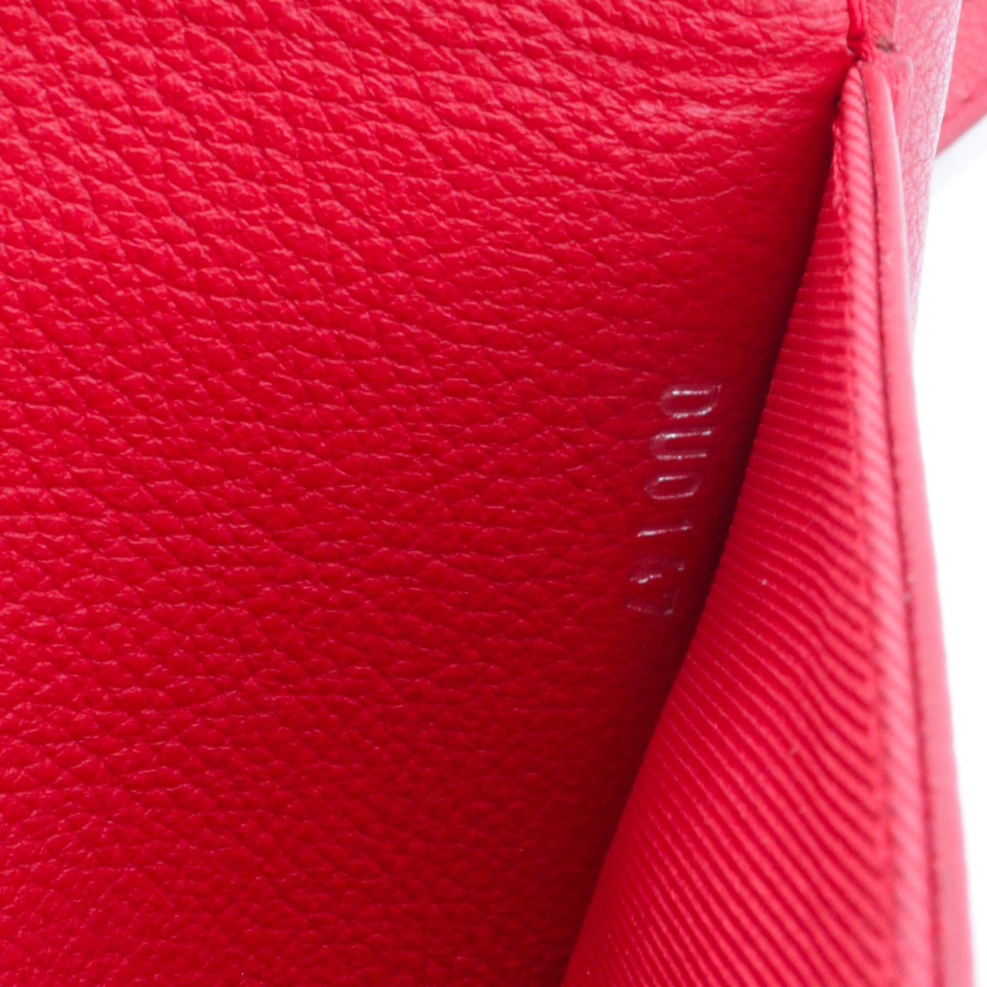 Louis Vuitton LOUIS VUITTON - Louis Vuitton Lockme BB handbag in red grained leather Size ONE SIZE - 11 Thumbnail