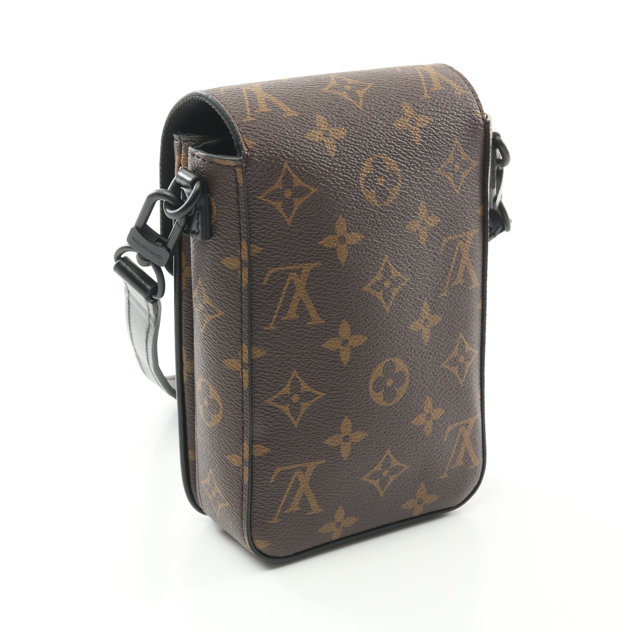 Louis Vuitton Louis Vuitton S-Lock Vertical Wearable Wallet Monogram Macassar Shoulder Bag Leather Brown Black Size ONE SIZE - 2 Thumbnail