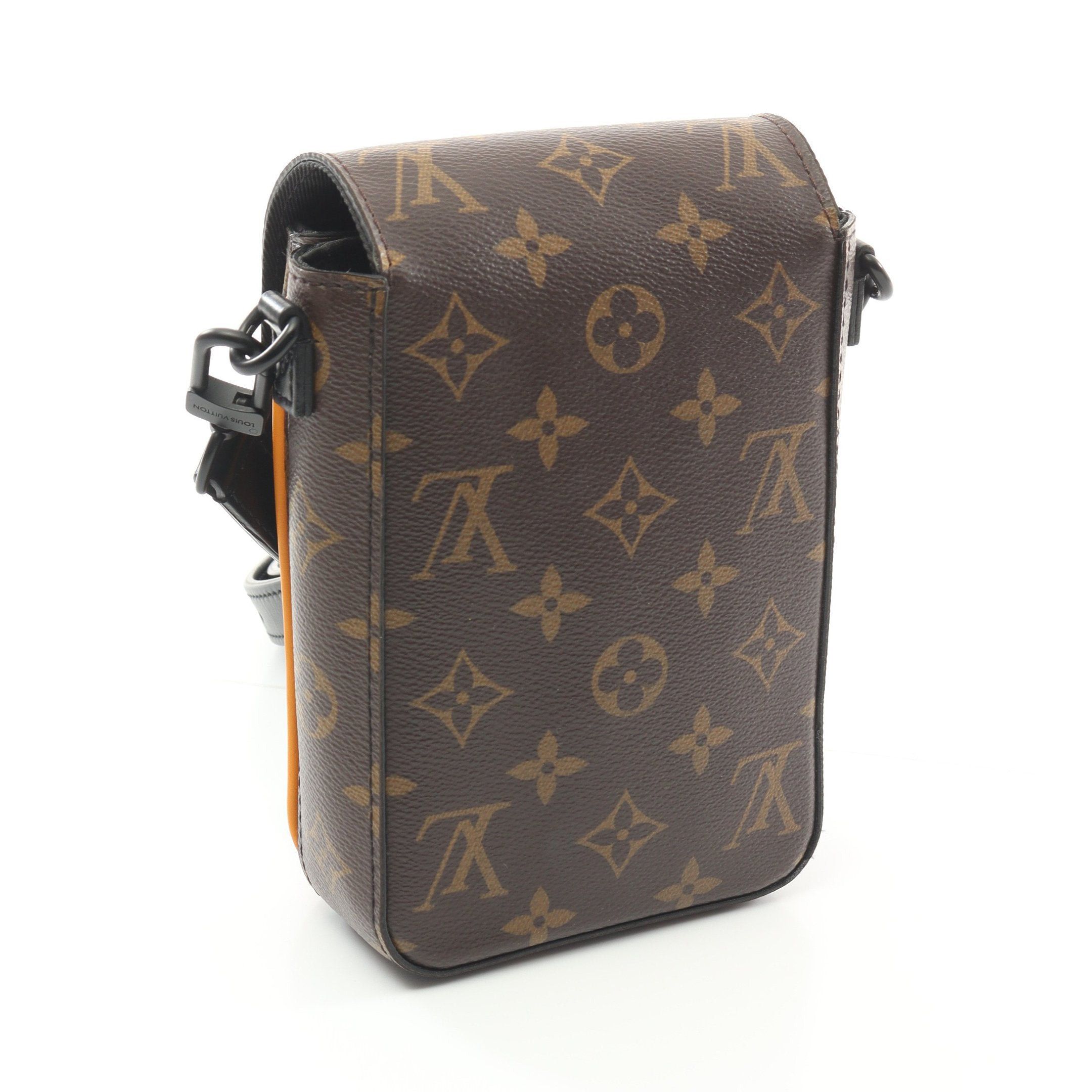 Louis Vuitton Louis Vuitton S-Lock Vertical Wearable Wallet Monogram Macassar Shoulder Bag Leather Brown Orange Size ONE SIZE - 2 Thumbnail