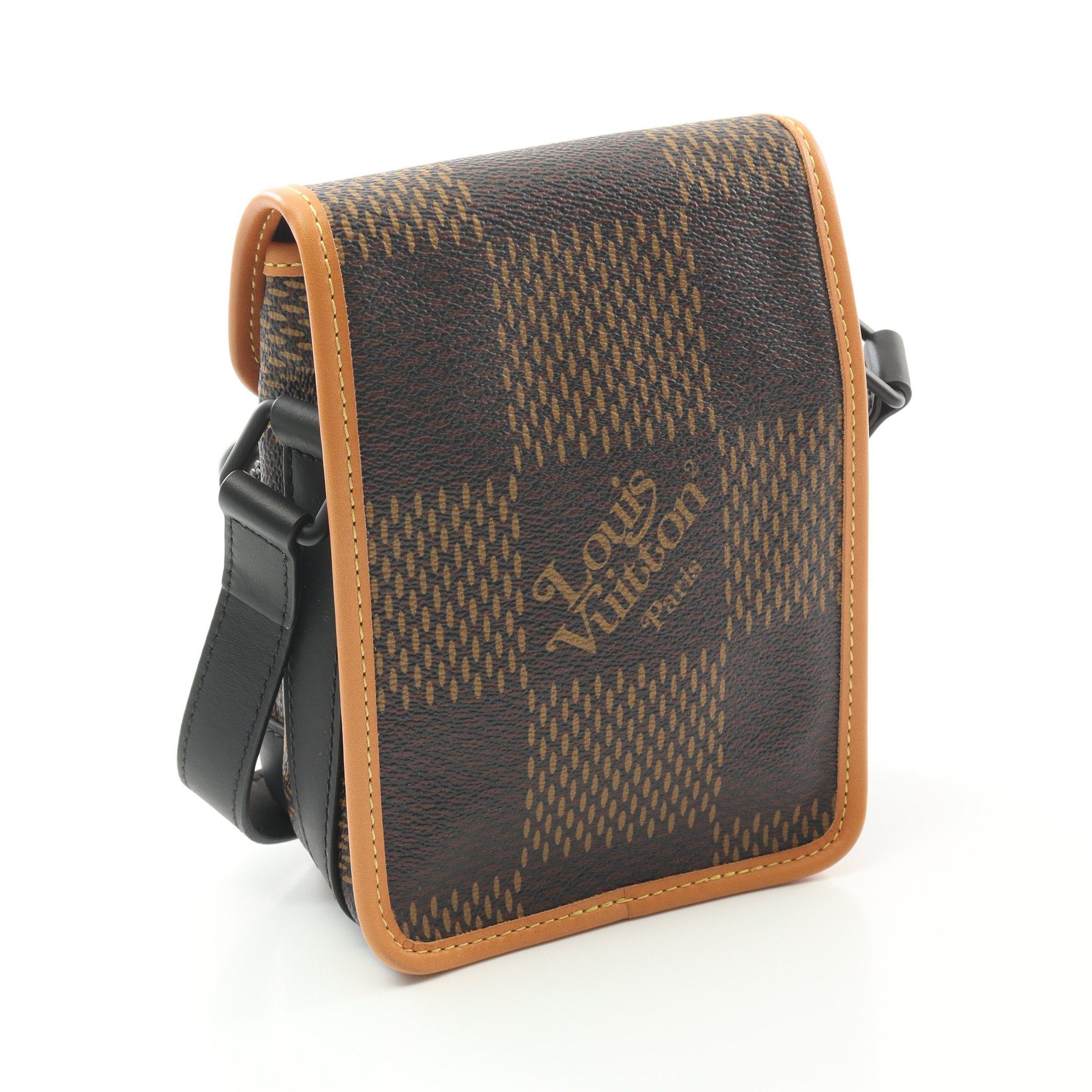 Louis Vuitton Louis Vuitton Louis Vuitton * Nigo Amazon Messenger Damier Ebene Giant Monogram Shoulder Bag Leather Brown Black Size ONE SIZE - 2 Thumbnail
