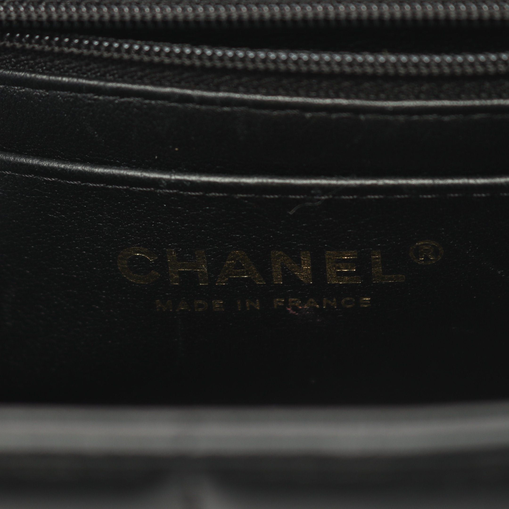 Chanel Chanel Chocolate Bar Mini Flap Chain Shoulder Bag Lambskin Black Gold Hardware Size ONE SIZE - 4 Thumbnail