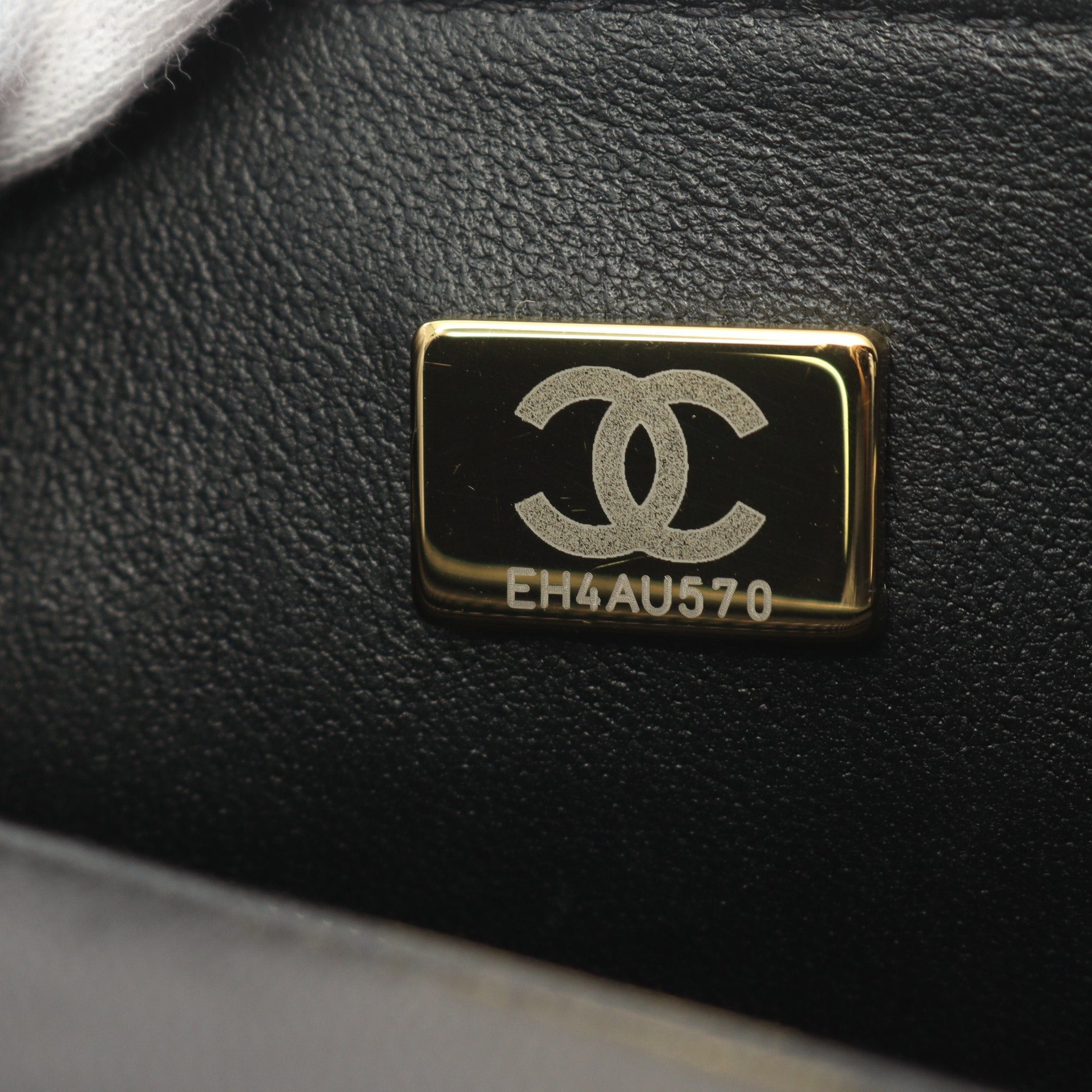 Chanel Chanel Chocolate Bar Mini Flap Chain Shoulder Bag Lambskin Black Gold Hardware Size ONE SIZE - 5 Thumbnail