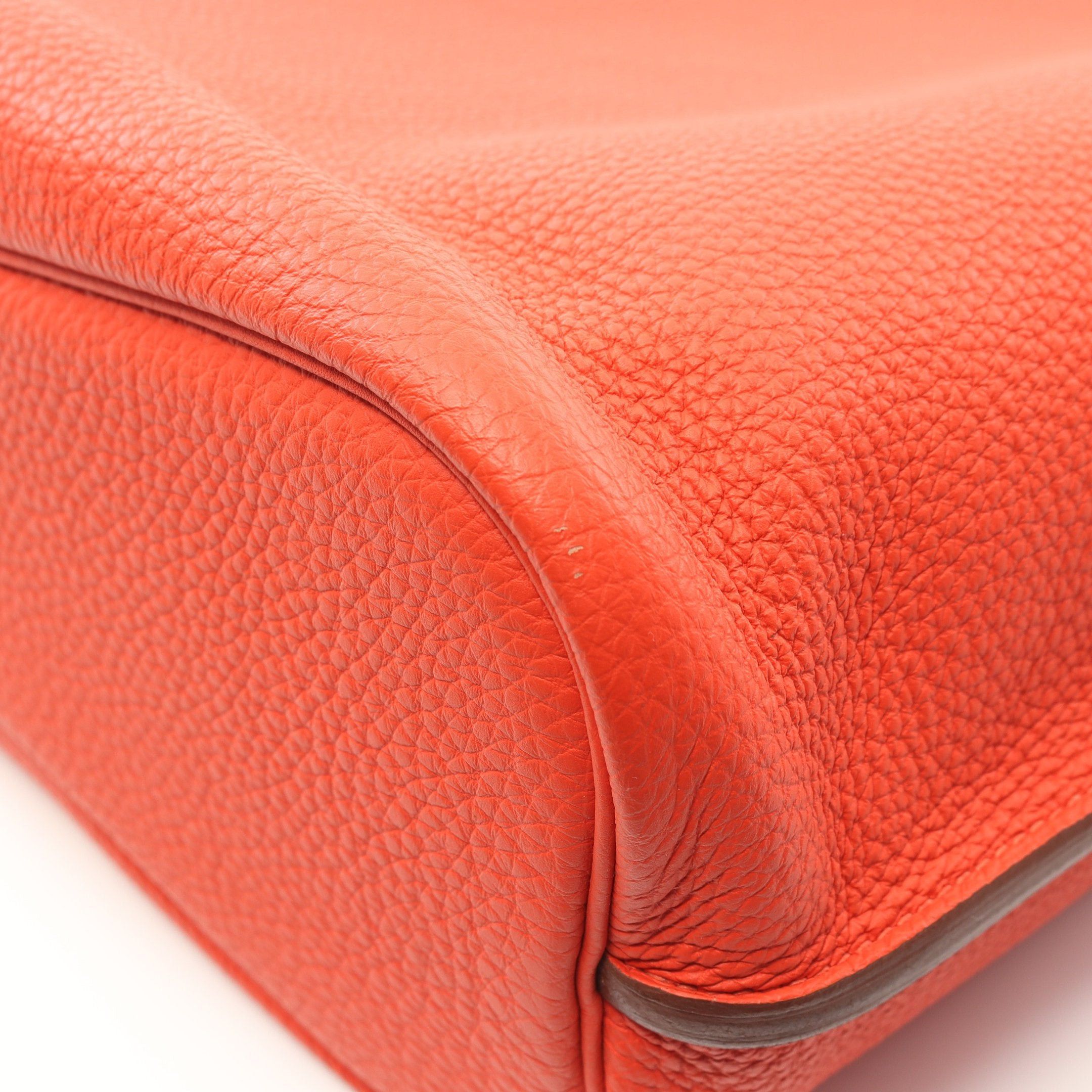 Hermes Hermes So Kelly26 Capucines Shoulder Bag Togo Orange Silver Hardware Stamp Size ONE SIZE - 7 Thumbnail