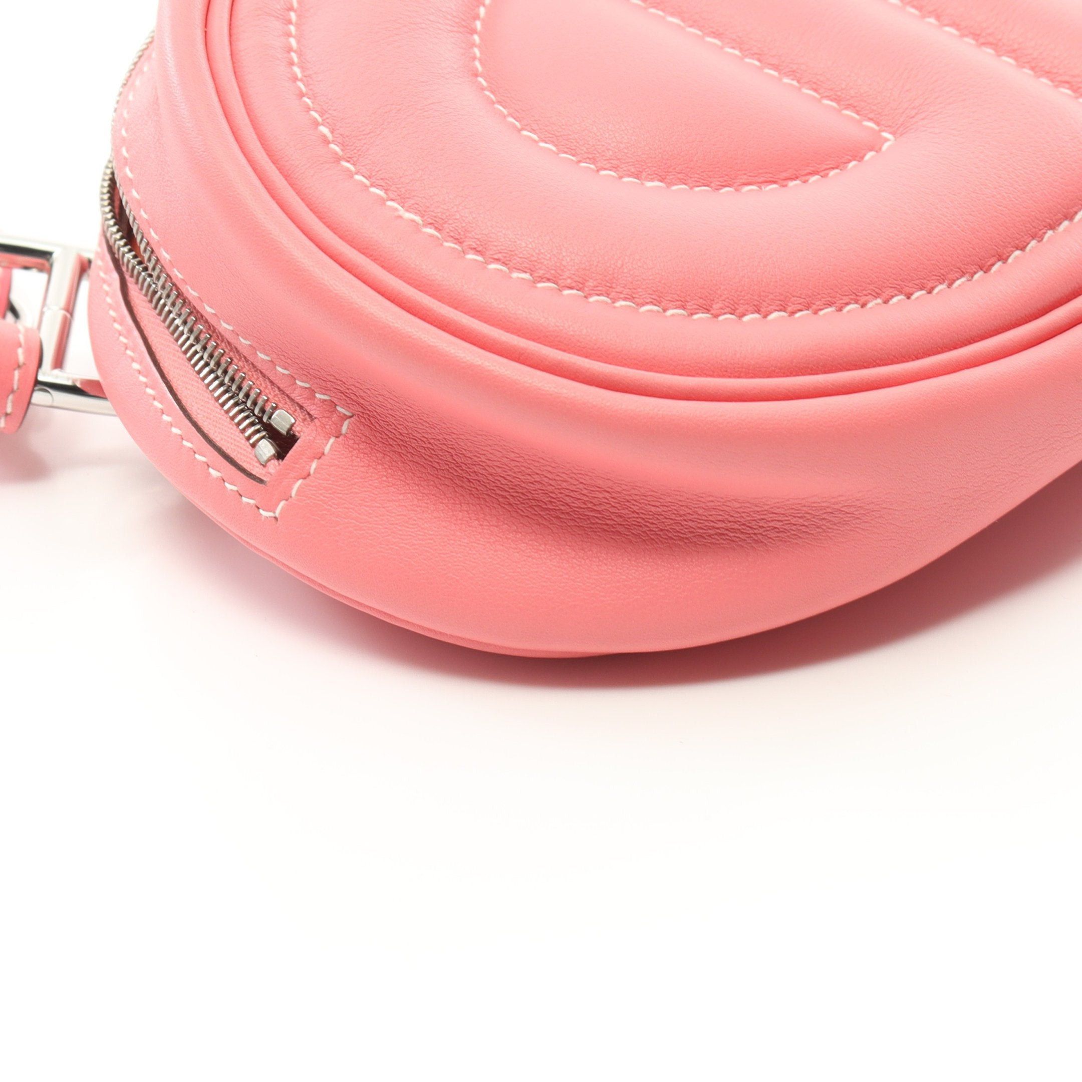 Hermes Hermes In The Loop Belt Bag Verso Rose Eté Terre Battue Body Veau Swift Pink Silver Hardware Y Stamp Size ONE SIZE - 6 Thumbnail