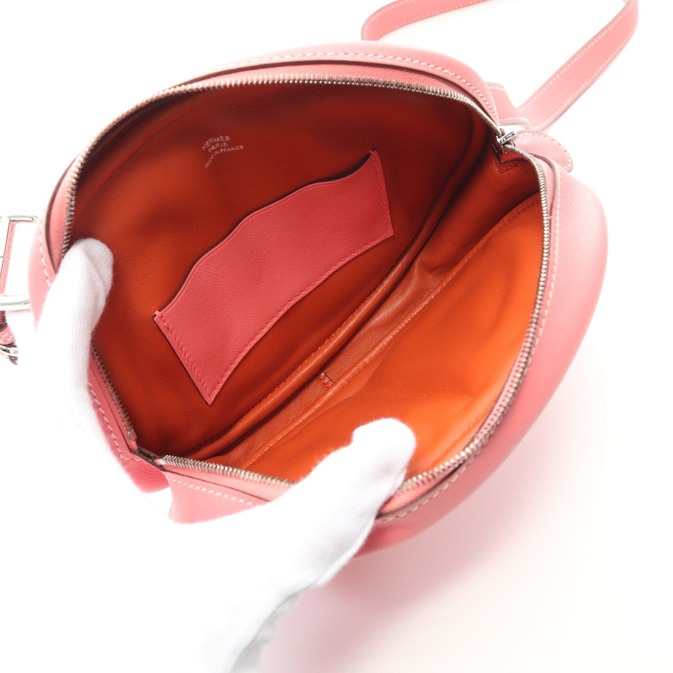 Hermes Hermes In The Loop Belt Bag Verso Rose Eté Terre Battue Body Veau Swift Pink Silver Hardware Y Stamp Size ONE SIZE - 3 Thumbnail