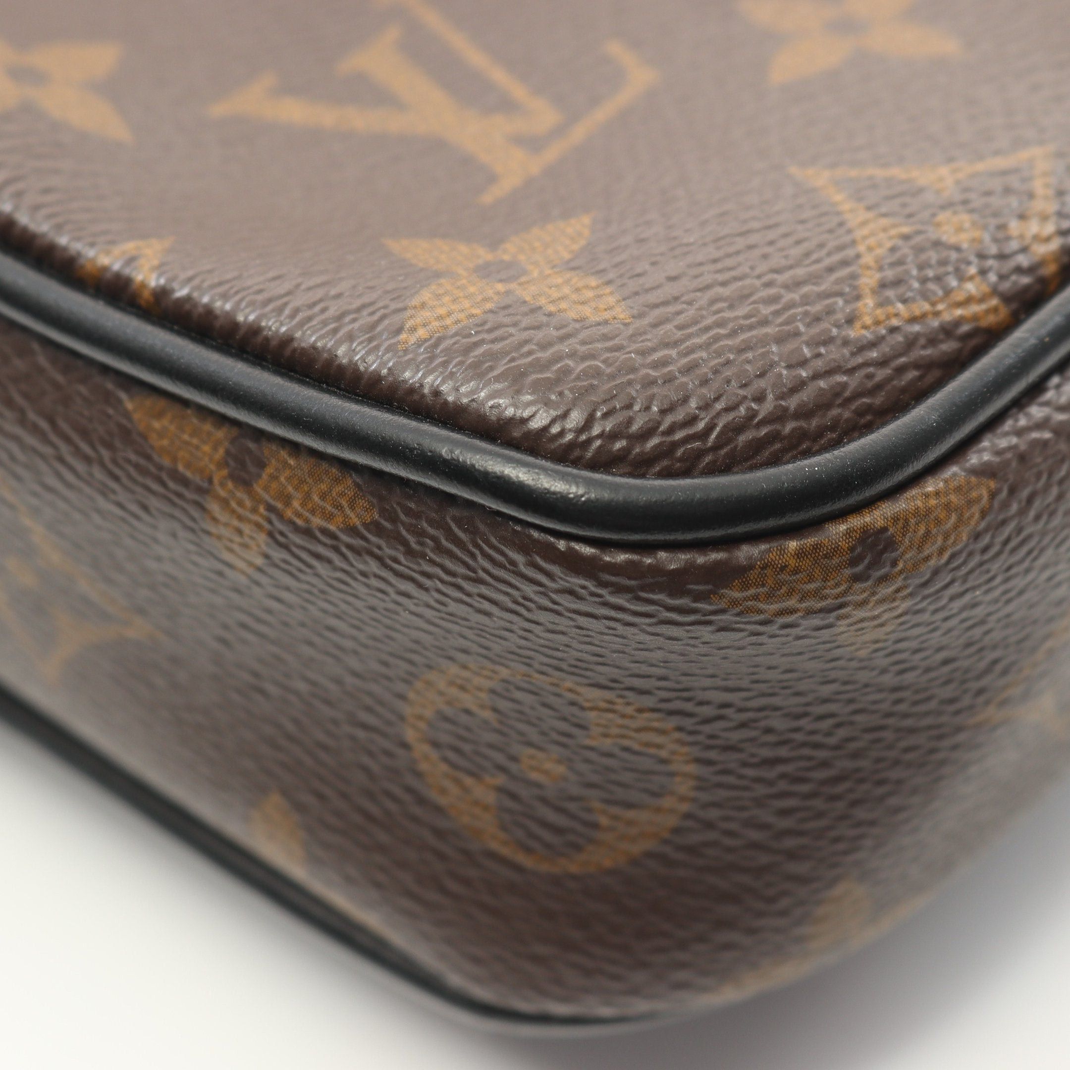 Louis Vuitton Louis Vuitton Christopher Wearable Wallet Monogram Macassar Shoulder Bag Leather Brown Black Size ONE SIZE - 6 Thumbnail