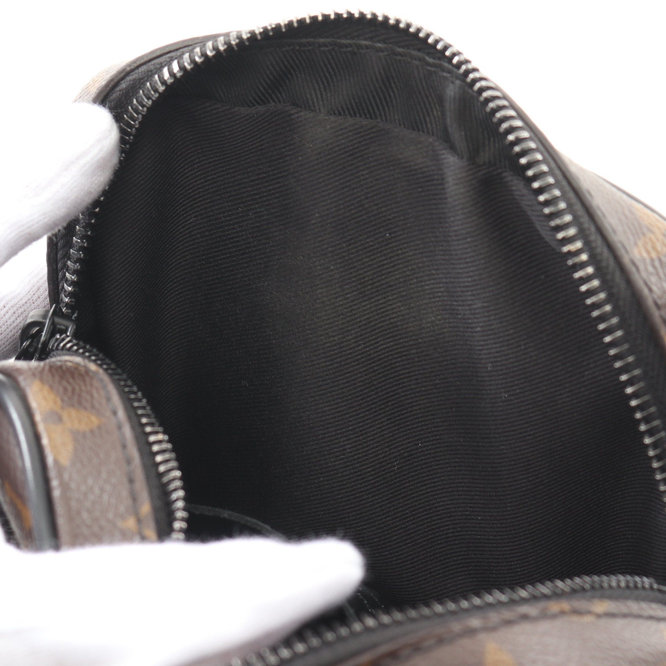 Louis Vuitton Louis Vuitton Christopher Wearable Wallet Monogram Macassar Shoulder Bag Leather Brown Black Size ONE SIZE - 5 Thumbnail