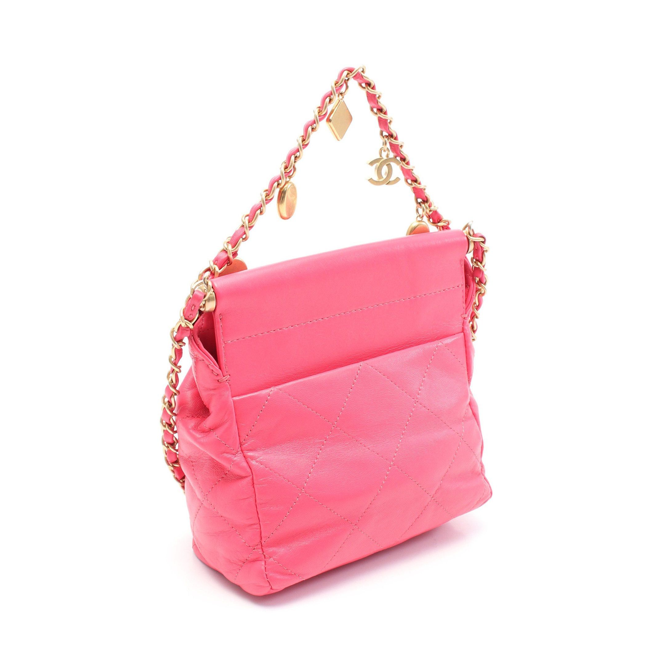 Chanel Chanel Vanity Bag Chain Shoulder Leather Pink Gold Hardware Size ONE SIZE - 2 Thumbnail