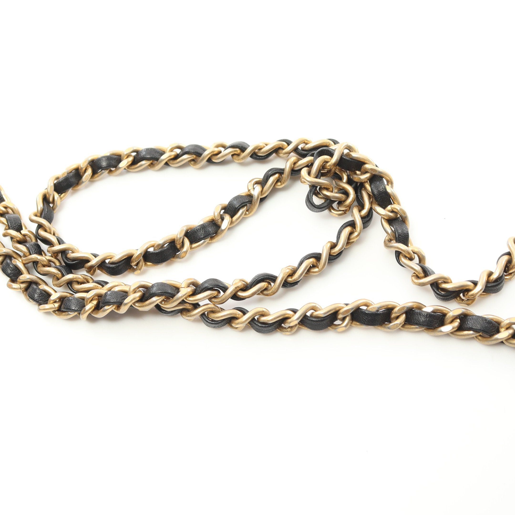 Chanel Chanel Matelasse Chain Shoulder Bag Lambskin Black Gold Hardware Size ONE SIZE - 11 Thumbnail