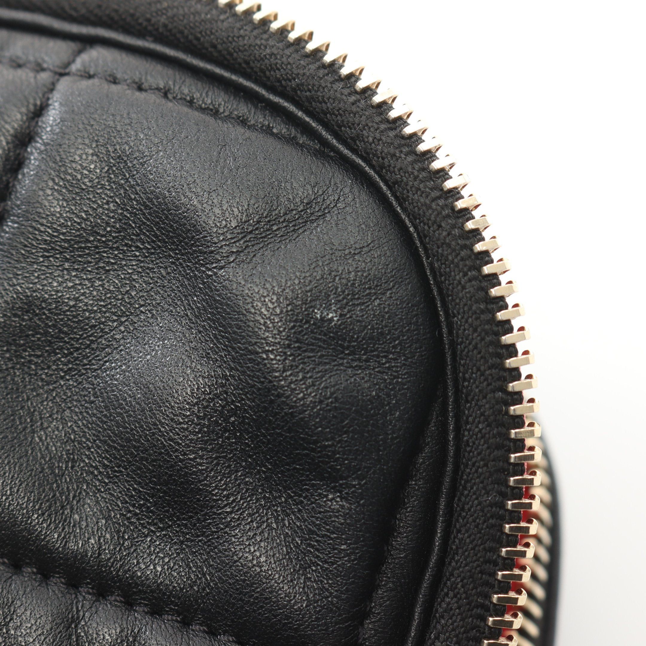 Chanel Chanel Matelasse Chain Shoulder Bag Lambskin Black Gold Hardware Size ONE SIZE - 6 Thumbnail