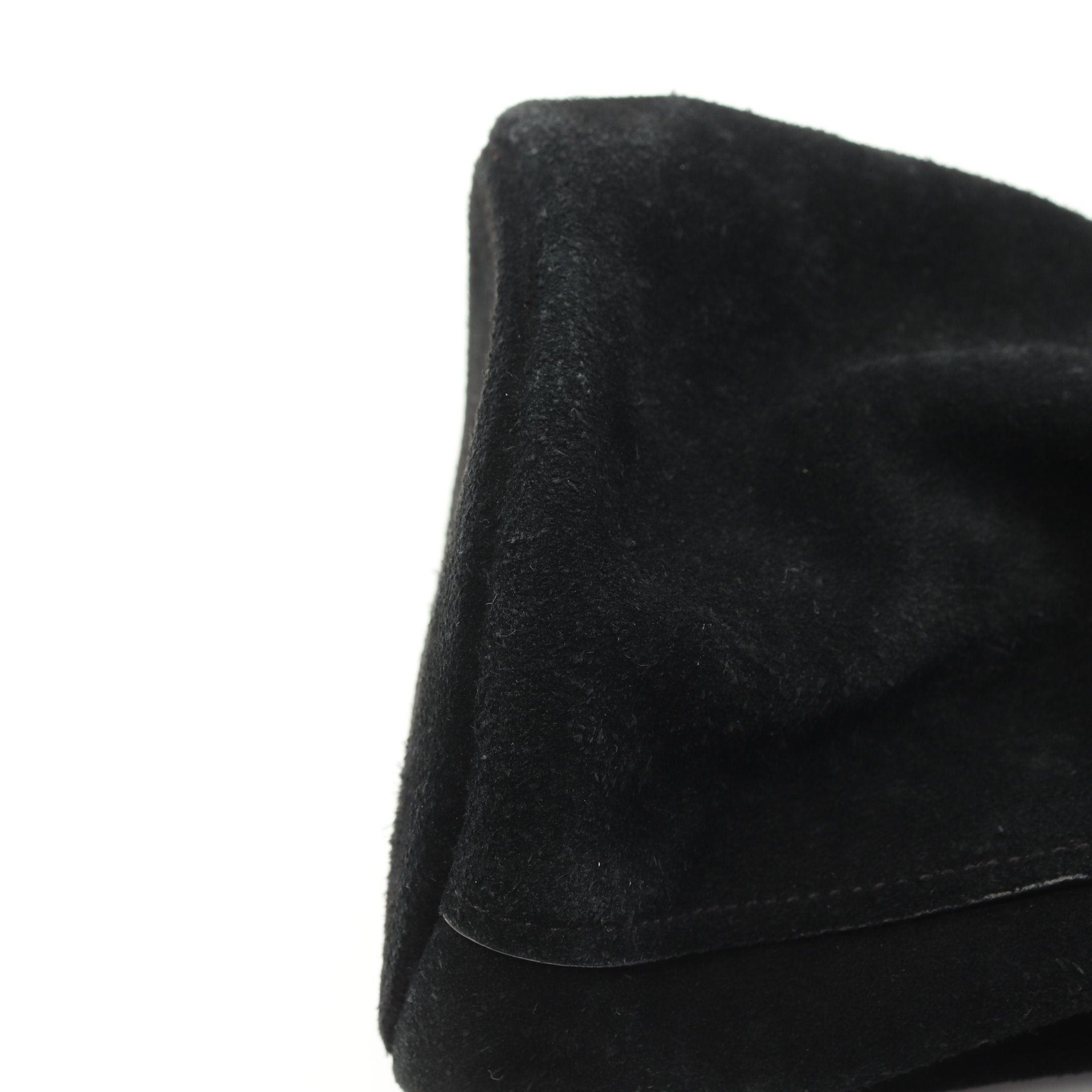 Yves Saint Laurent Yves Saint Laurent Shoulder Bag Suede Black Fringe Size ONE SIZE - 5 Thumbnail