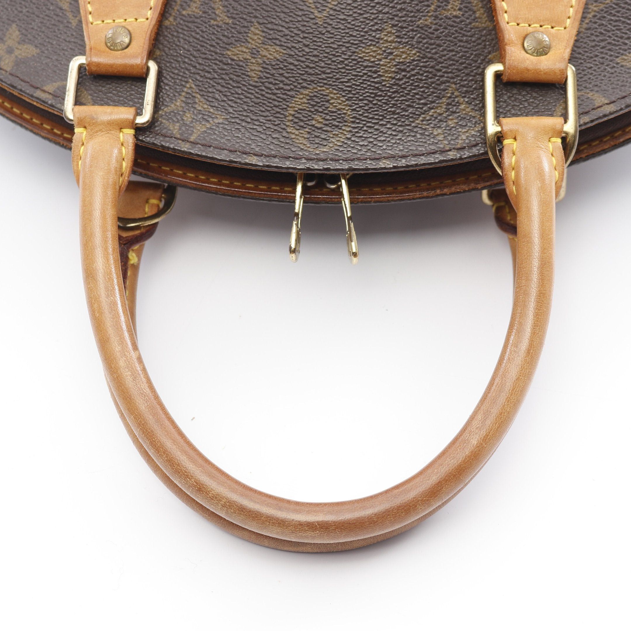 Louis Vuitton Louis Vuitton Ellipse Mm Monogram Handbag Leather Brown Size ONE SIZE - 9 Thumbnail