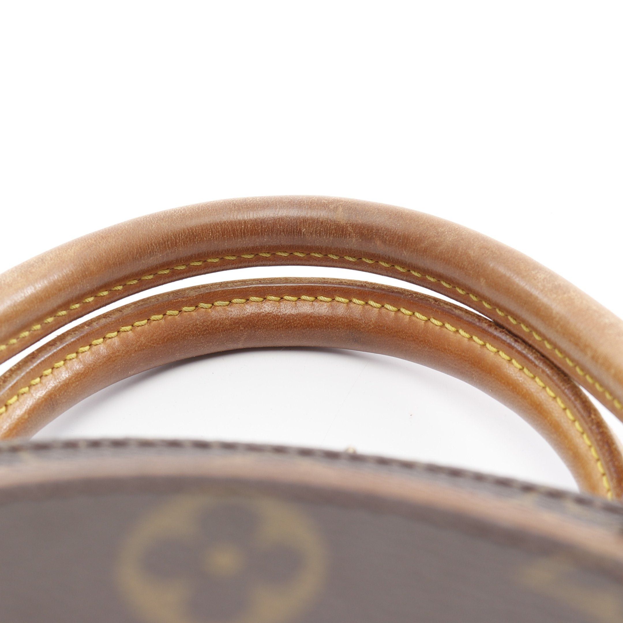 Louis Vuitton Louis Vuitton Ellipse Mm Monogram Handbag Leather Brown Size ONE SIZE - 11 Thumbnail
