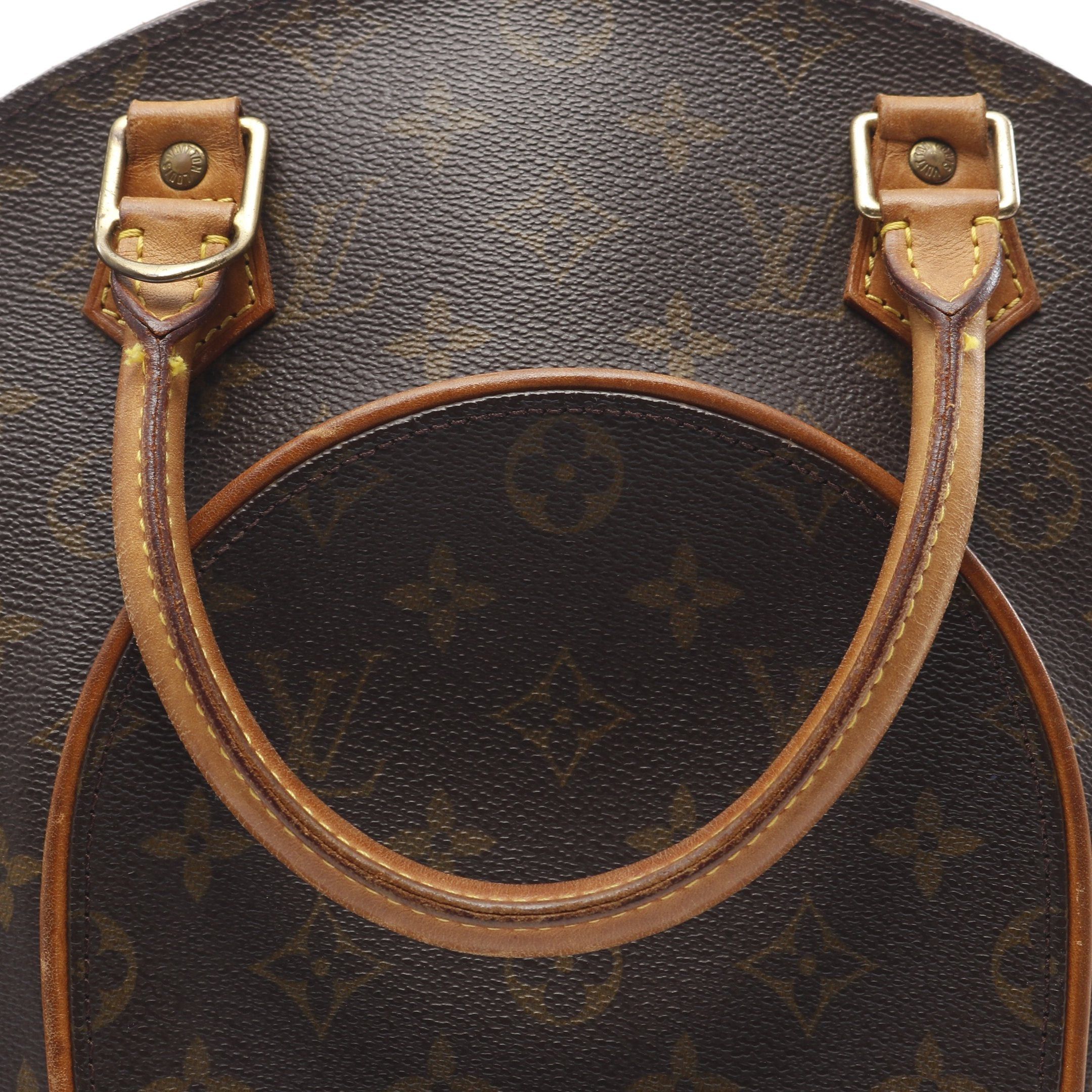 Louis Vuitton Louis Vuitton Ellipse Mm Monogram Handbag Leather Brown Size ONE SIZE - 10 Thumbnail