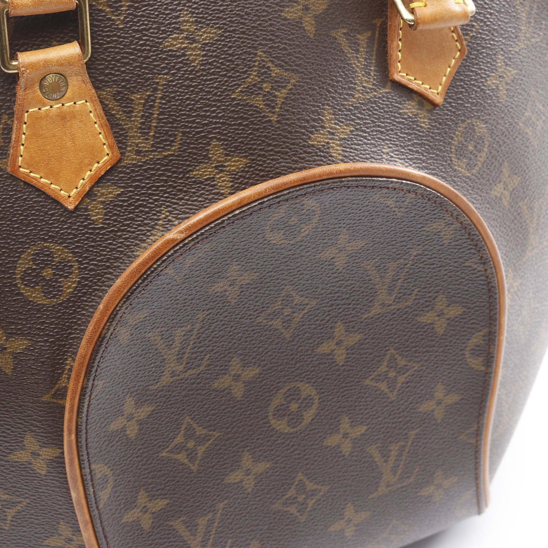 Louis Vuitton Louis Vuitton Ellipse Mm Monogram Handbag Leather Brown Size ONE SIZE - 14 Thumbnail