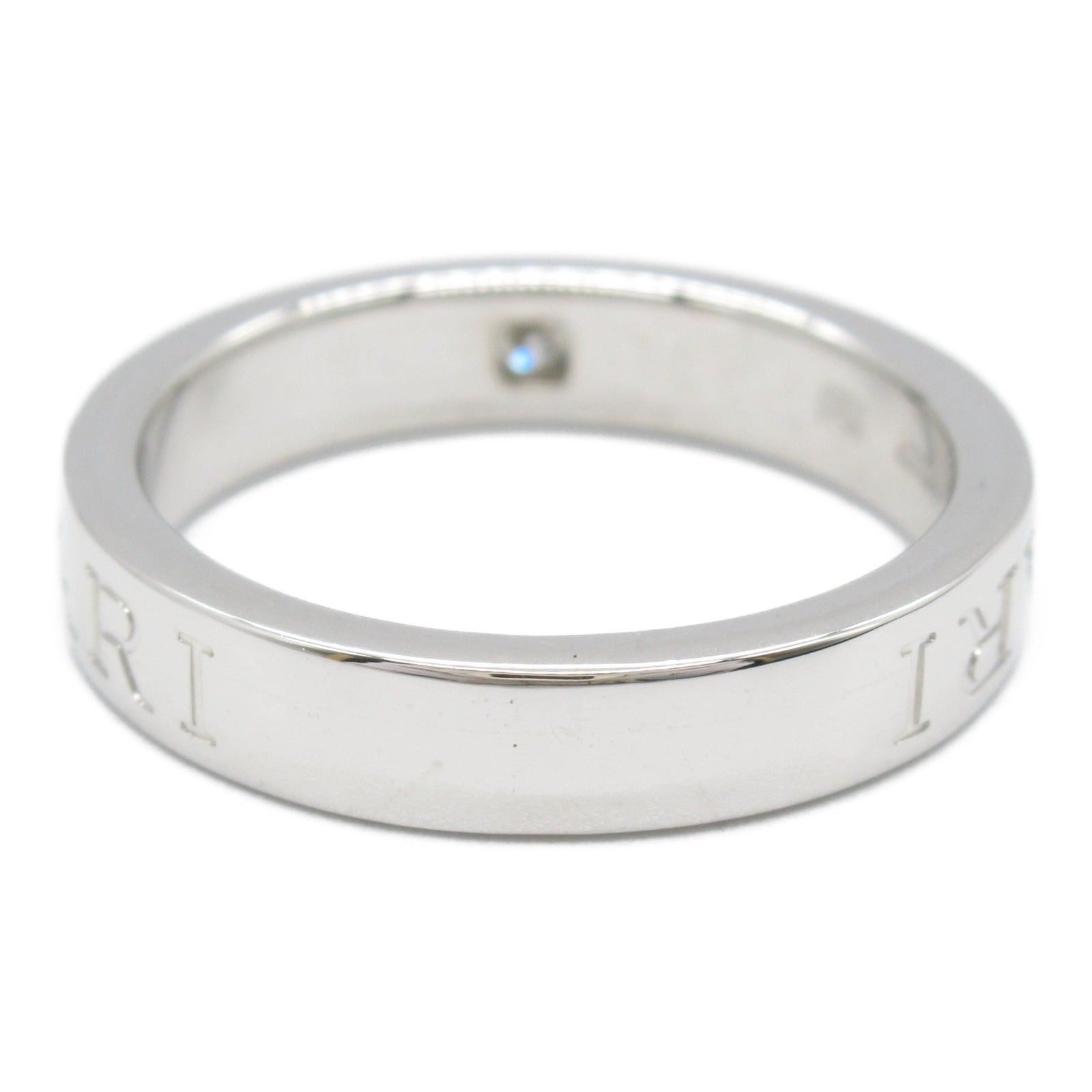 Bvlgari Bvlgari Bulgari Double Logo 1Pd Ring K18Wg (White Gold) Diamond Clear Size ONE SIZE - 3 Thumbnail