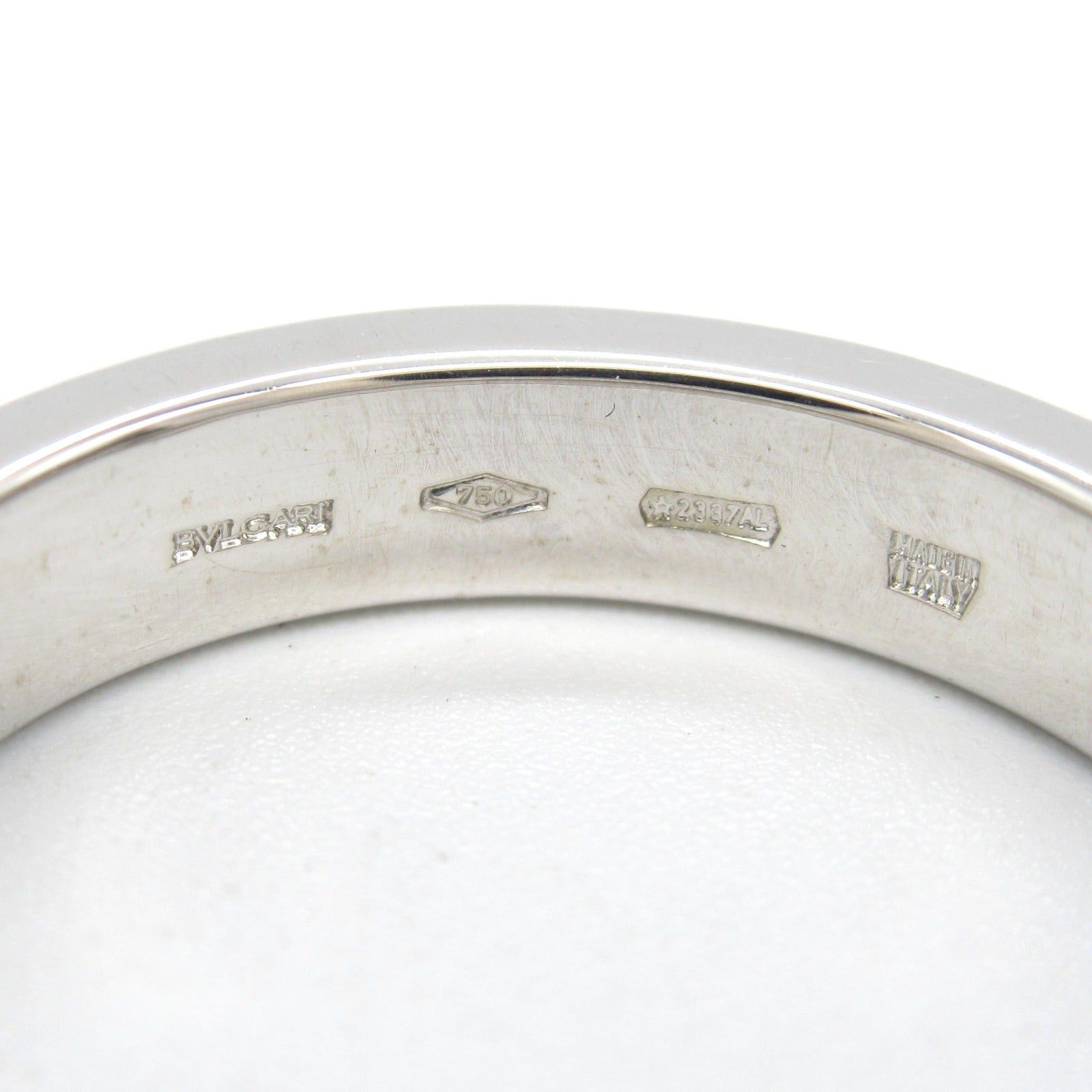Bvlgari Bvlgari Bulgari Double Logo 1Pd Ring K18Wg (White Gold) Diamond Clear Size ONE SIZE - 4 Thumbnail