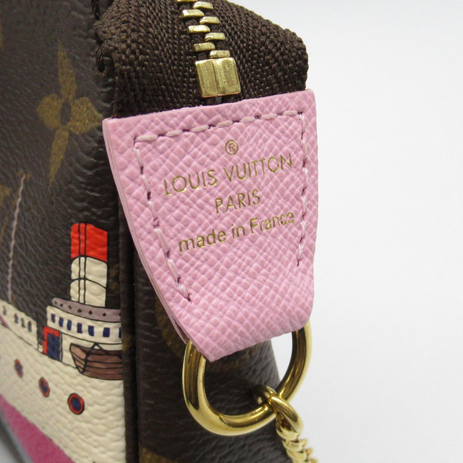 Louis Vuitton Louis Vuitton Mini Pochette Accessoires Accessory Pouch Handbag Coated Canvas Monogram Brown Size ONE SIZE - 6 Thumbnail