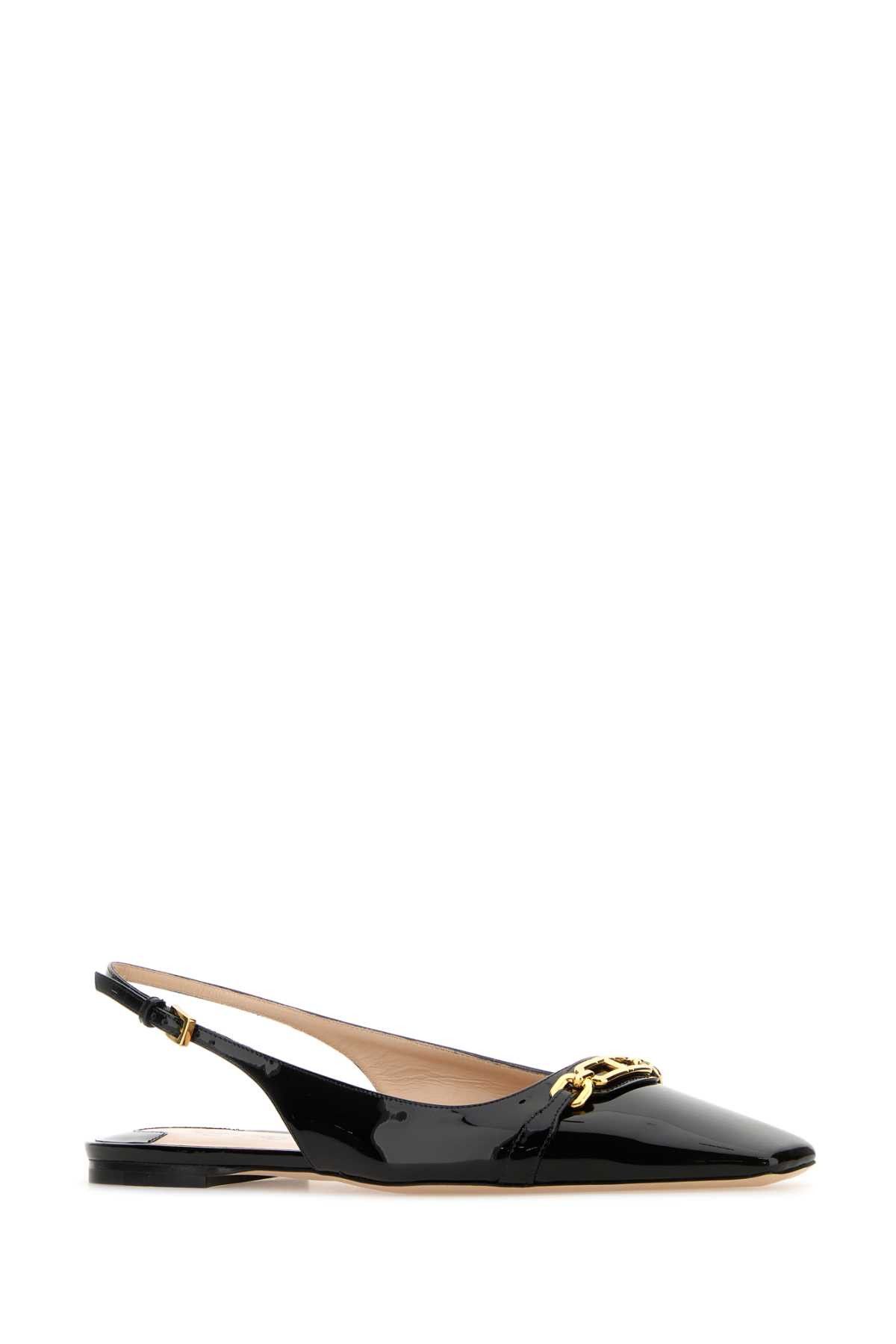 Tom Ford Black Leather Ballerinas Size US 9 / IT 39 - 2 Thumbnail