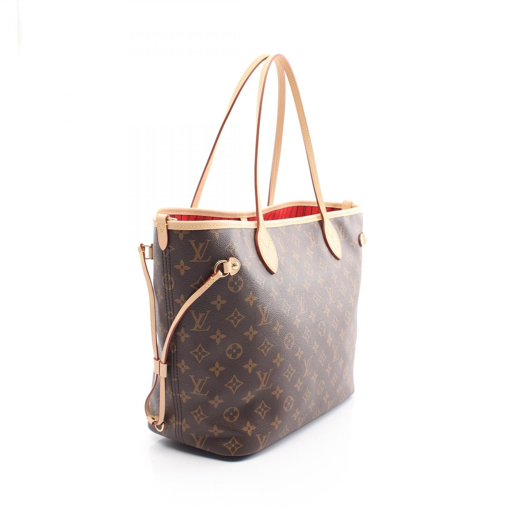 Louis Vuitton Louis Vuitton Neverfull Inside Out Mm Monogram Rouge Sari Shoulder Bag Tote Leather Canvas Brown Red Reversible Size ONE SIZE - 2 Thumbnail