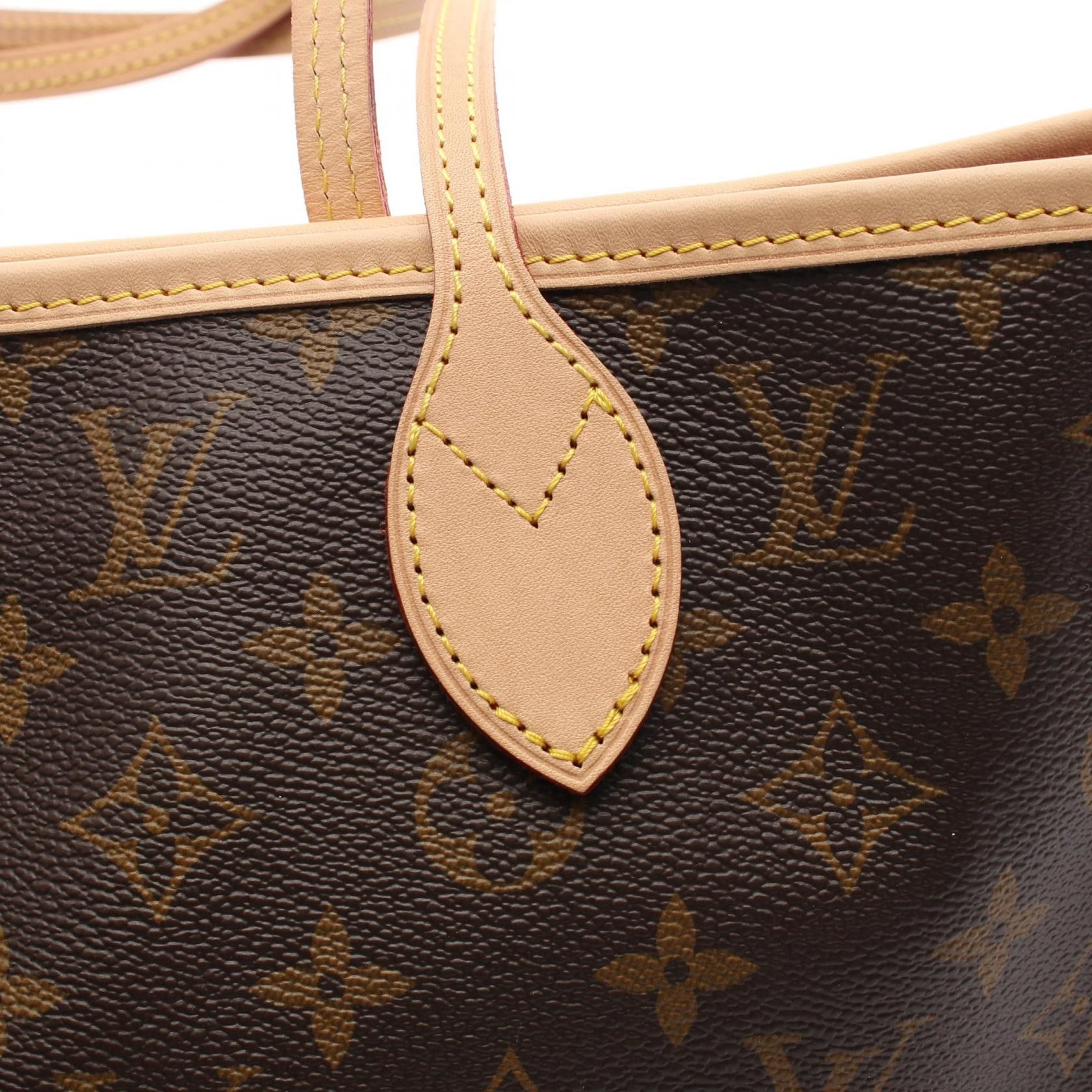 Louis Vuitton Louis Vuitton Neverfull Inside Out Mm Monogram Rouge Sari Shoulder Bag Tote Leather Canvas Brown Red Reversible Size ONE SIZE - 6 Thumbnail