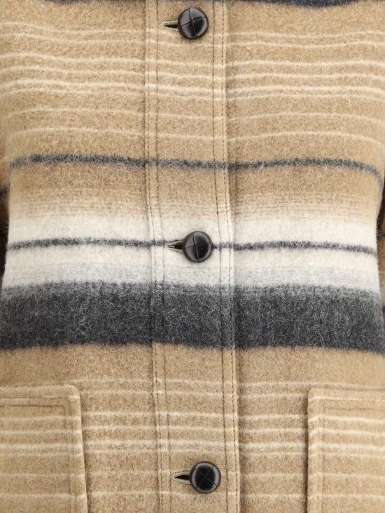 Isabel Marant Etoile ISABEL MARANT ETOILE Women Jackets MA0367FAC1D02E 50CM BROWN Size XS / US 0-2 / IT 36-38 - 3 Thumbnail