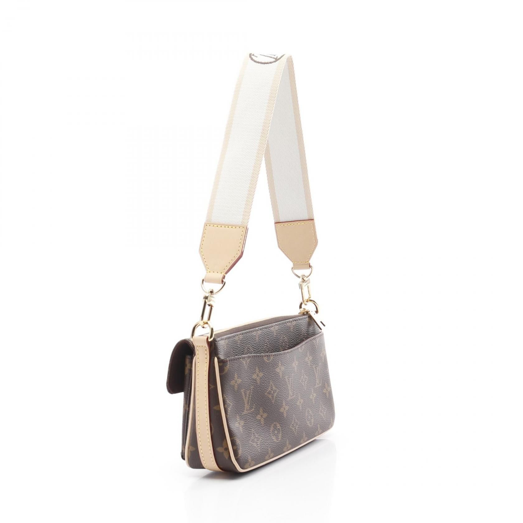 Louis Vuitton Louis Vuitton Vivasite Monogram One Shoulder Bag Leather Brown Size ONE SIZE - 2 Thumbnail